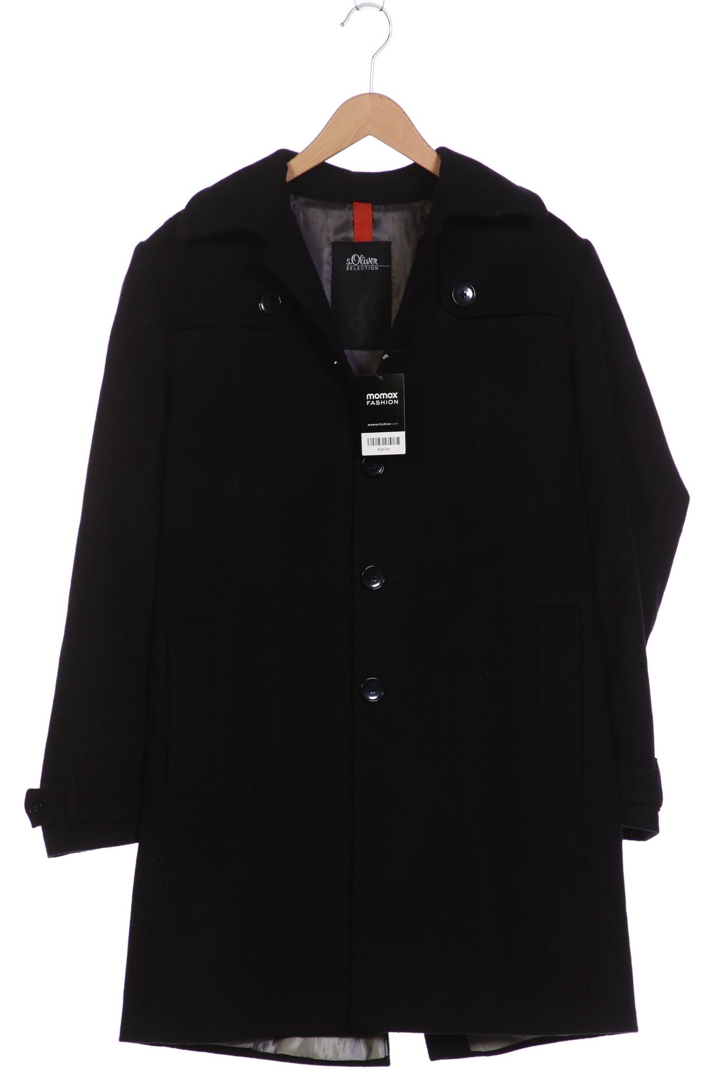 

s.Oliver Selection Herren Mantel, schwarz, Gr. 50