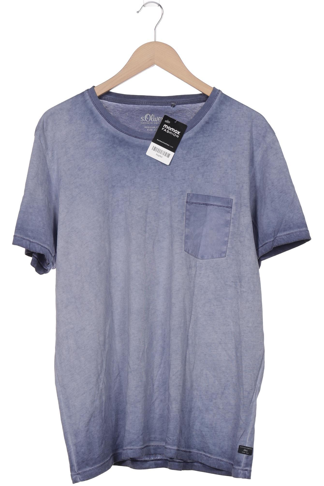 

s.Oliver Selection Herren T-Shirt, blau, Gr. 54