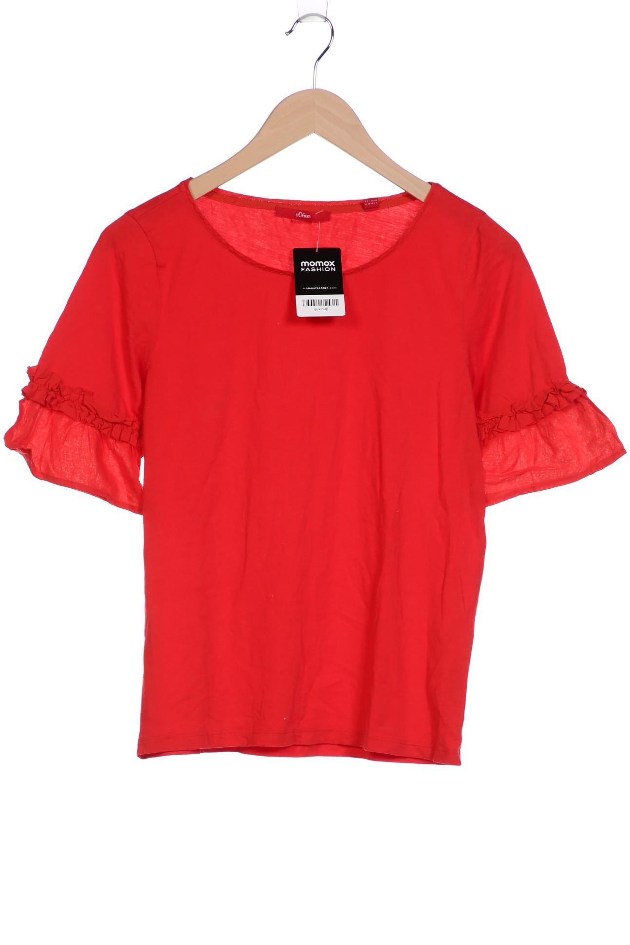 

s.Oliver Selection Damen T-Shirt, rot, Gr. 34