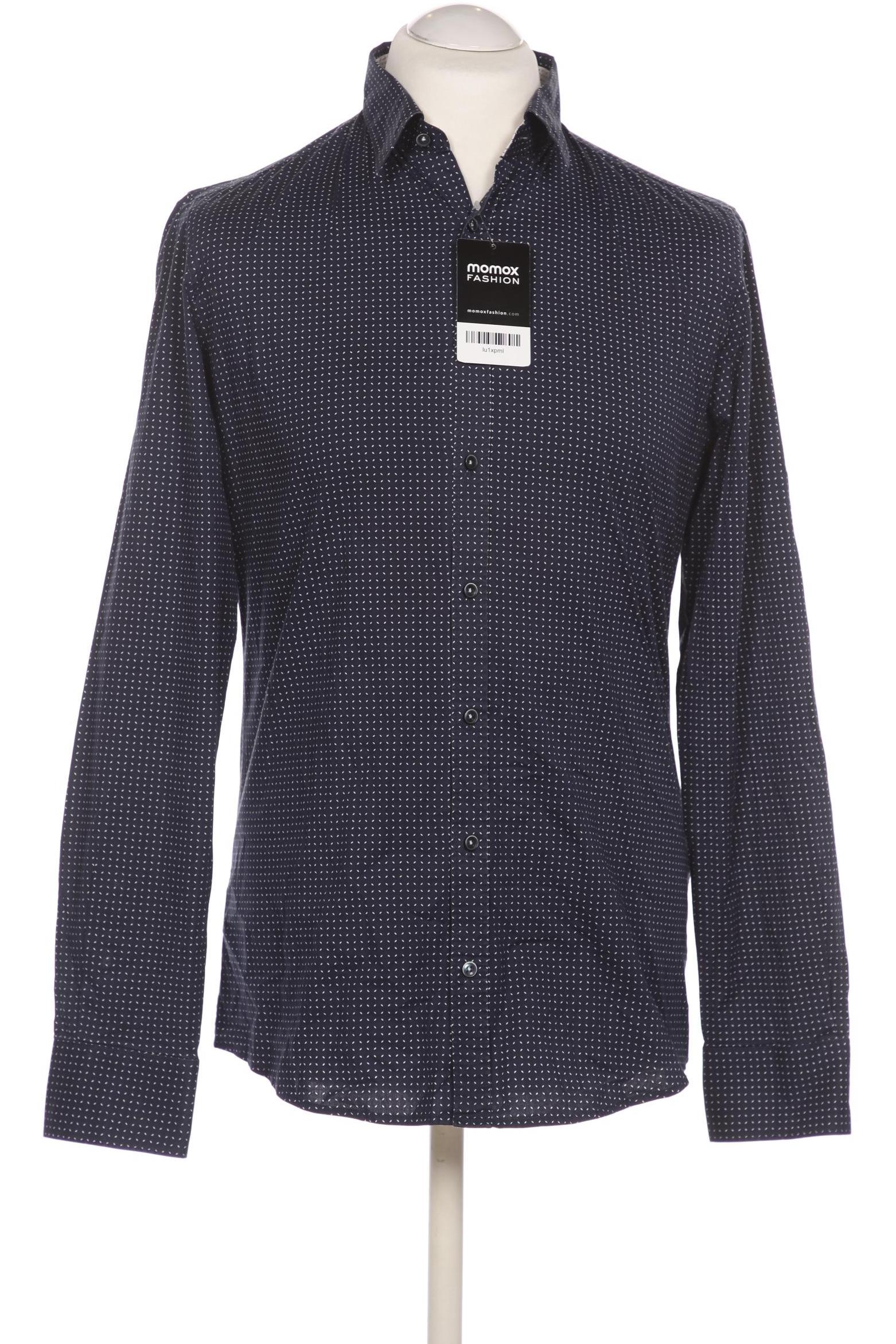 

s.Oliver Selection Herren Hemd, marineblau, Gr. 50