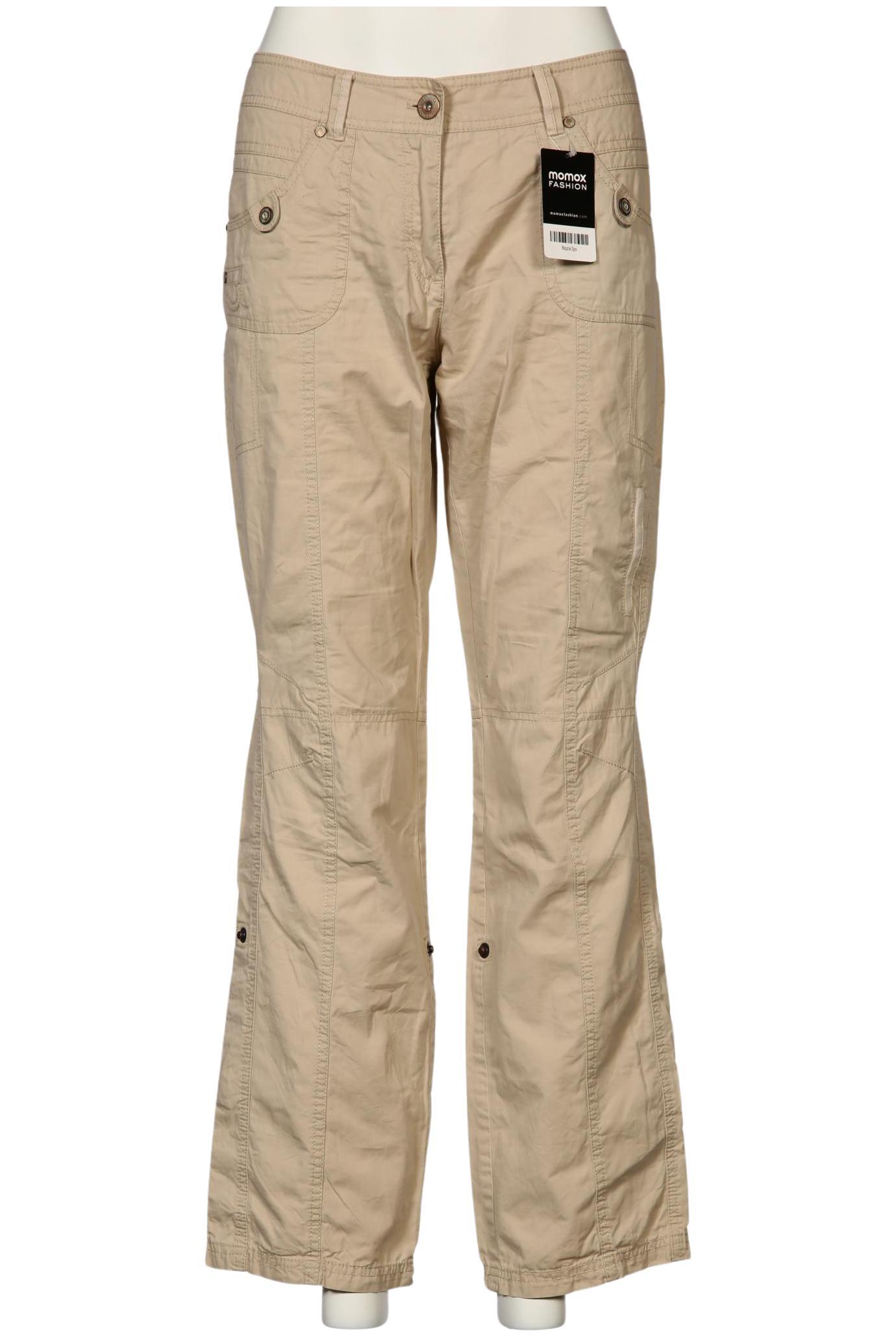 

s.Oliver Selection Damen Stoffhose, beige, Gr. 42