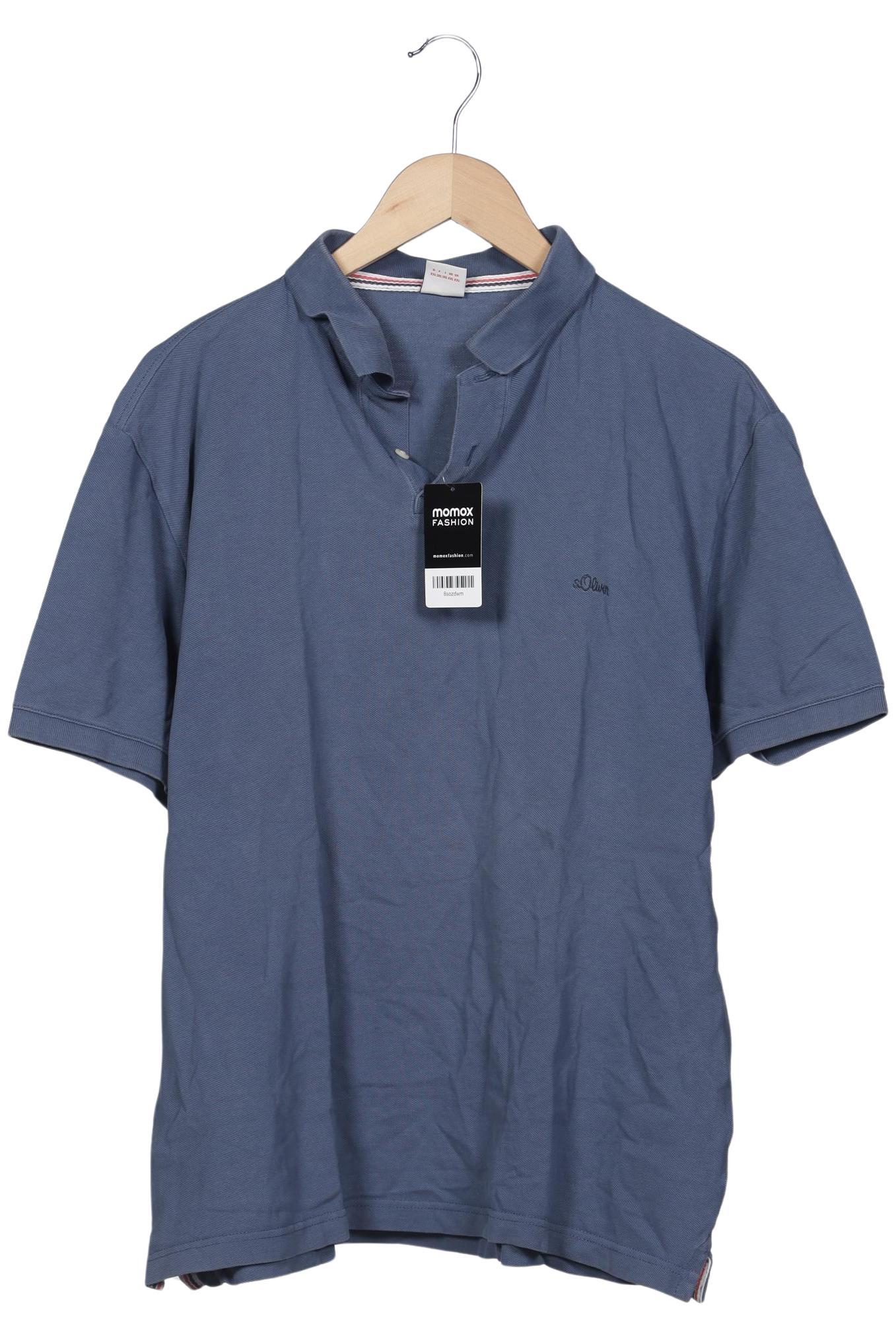 

s.Oliver Selection Herren Poloshirt, blau, Gr. 56