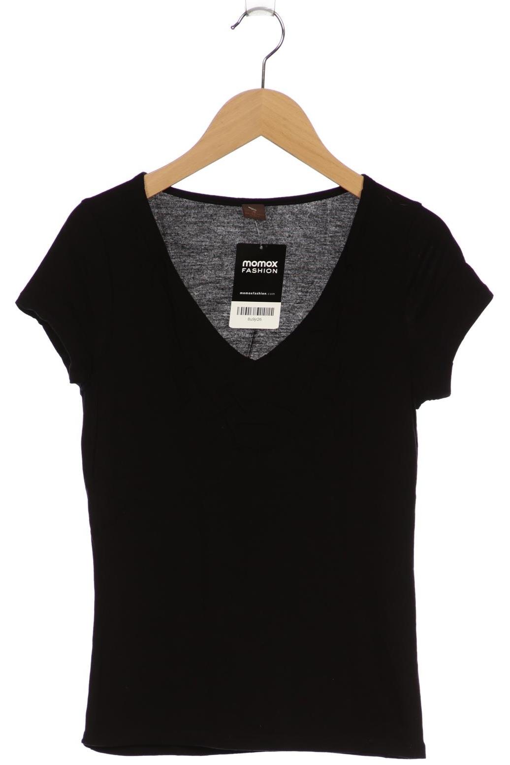 

s.Oliver Selection Damen T-Shirt, schwarz, Gr. 36
