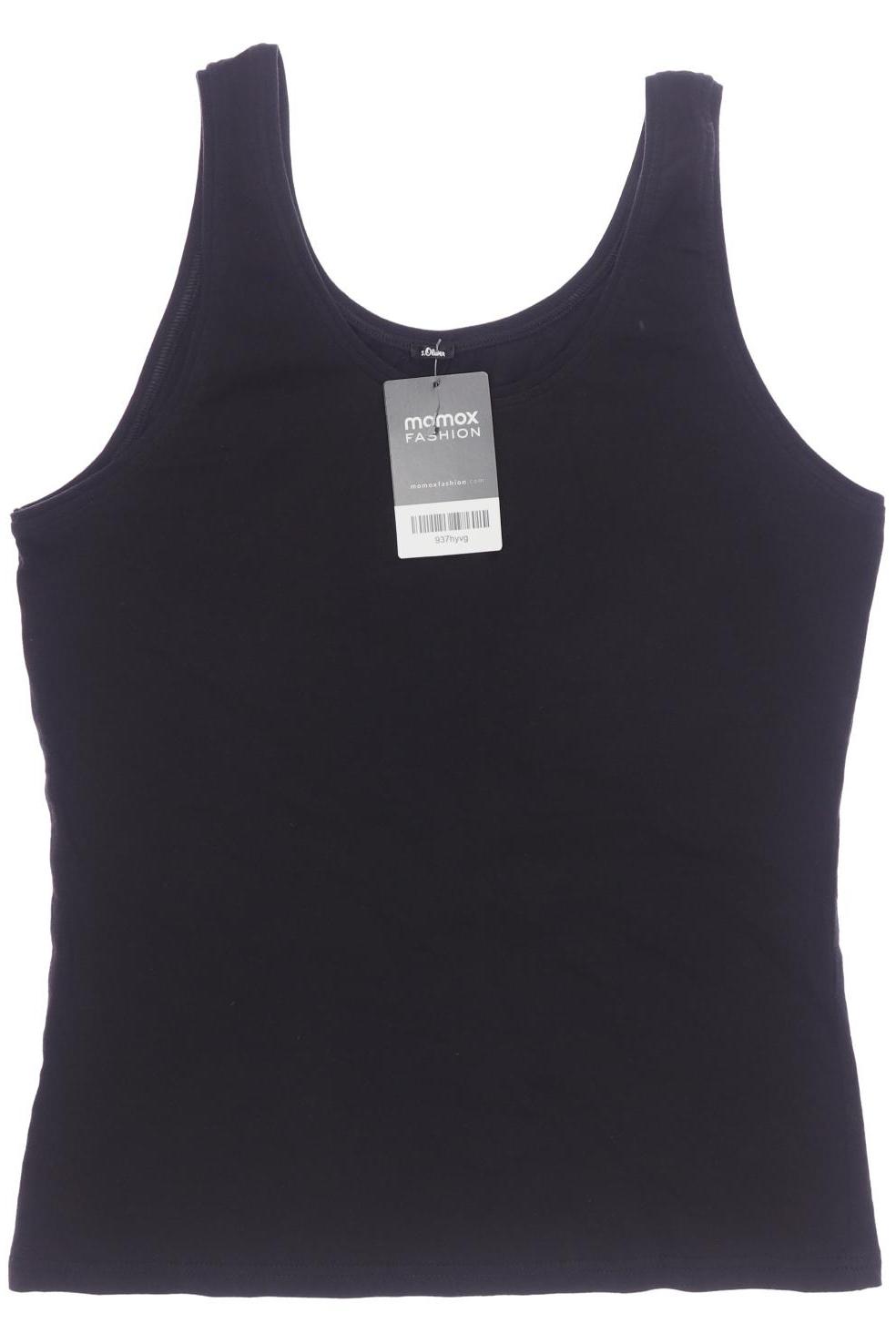 

s.Oliver Selection Damen Top, schwarz, Gr. 34