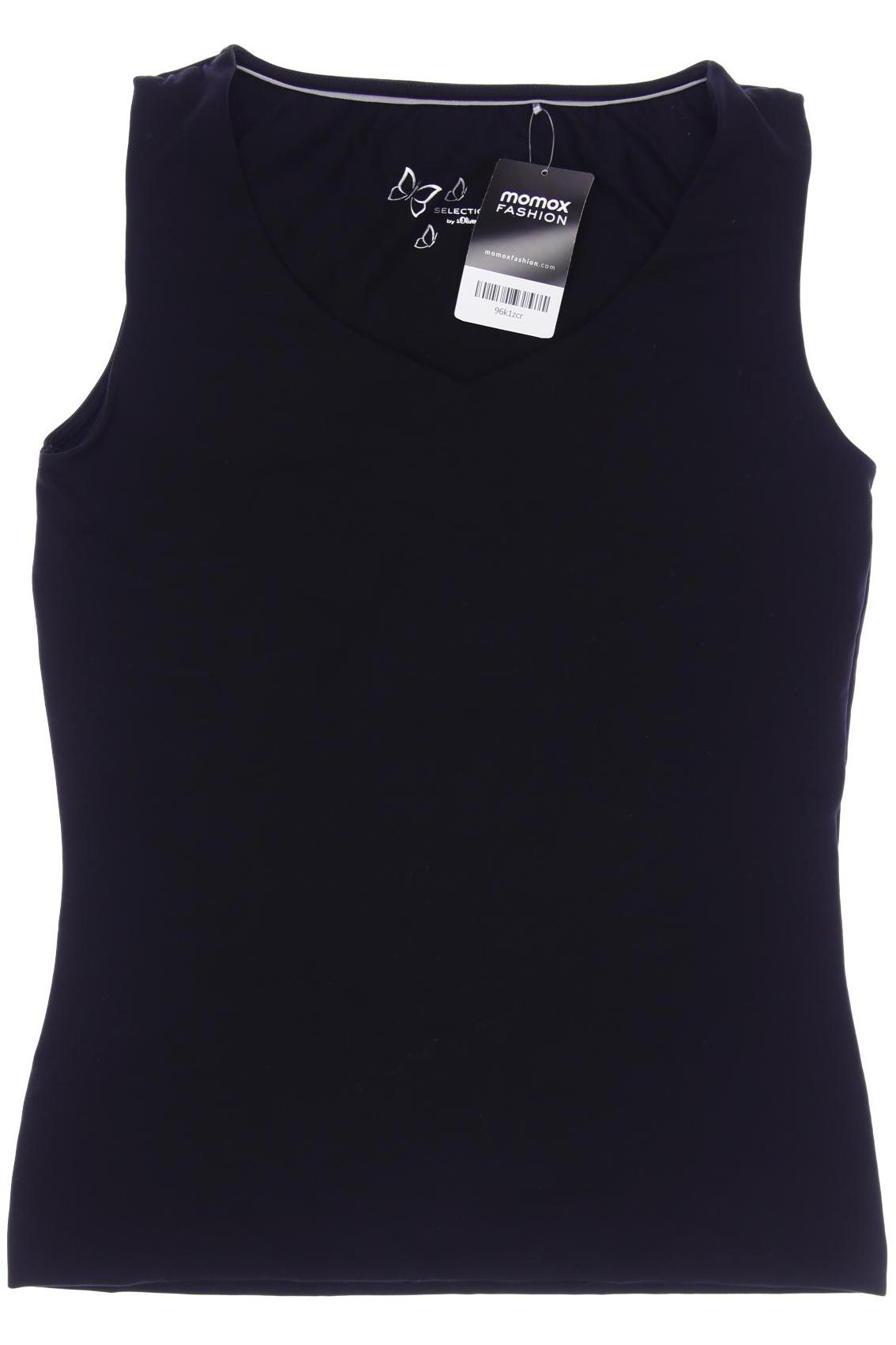 

s.Oliver Selection Damen Top, schwarz, Gr. 38