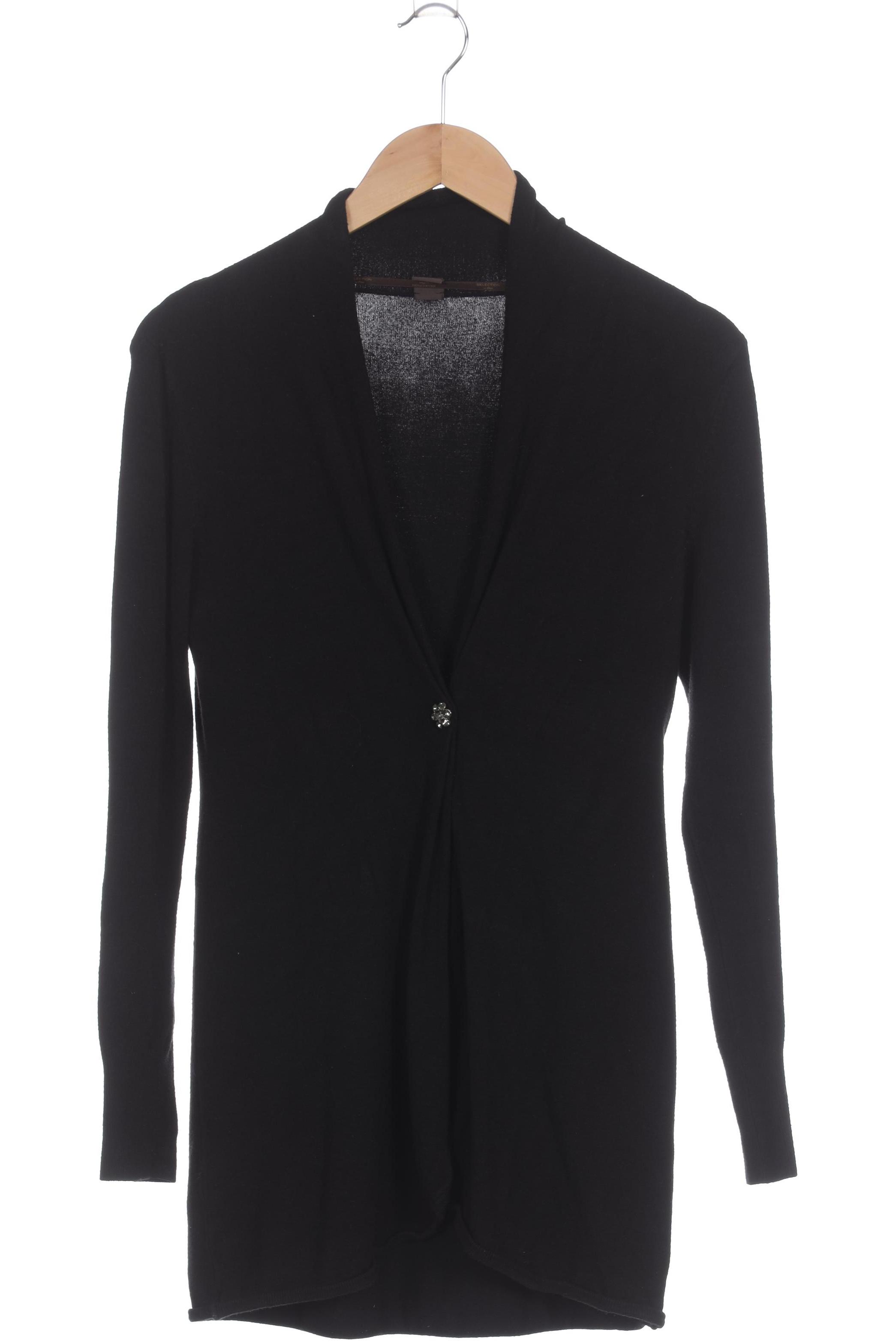 

s.Oliver Selection Damen Strickjacke, schwarz, Gr. 34