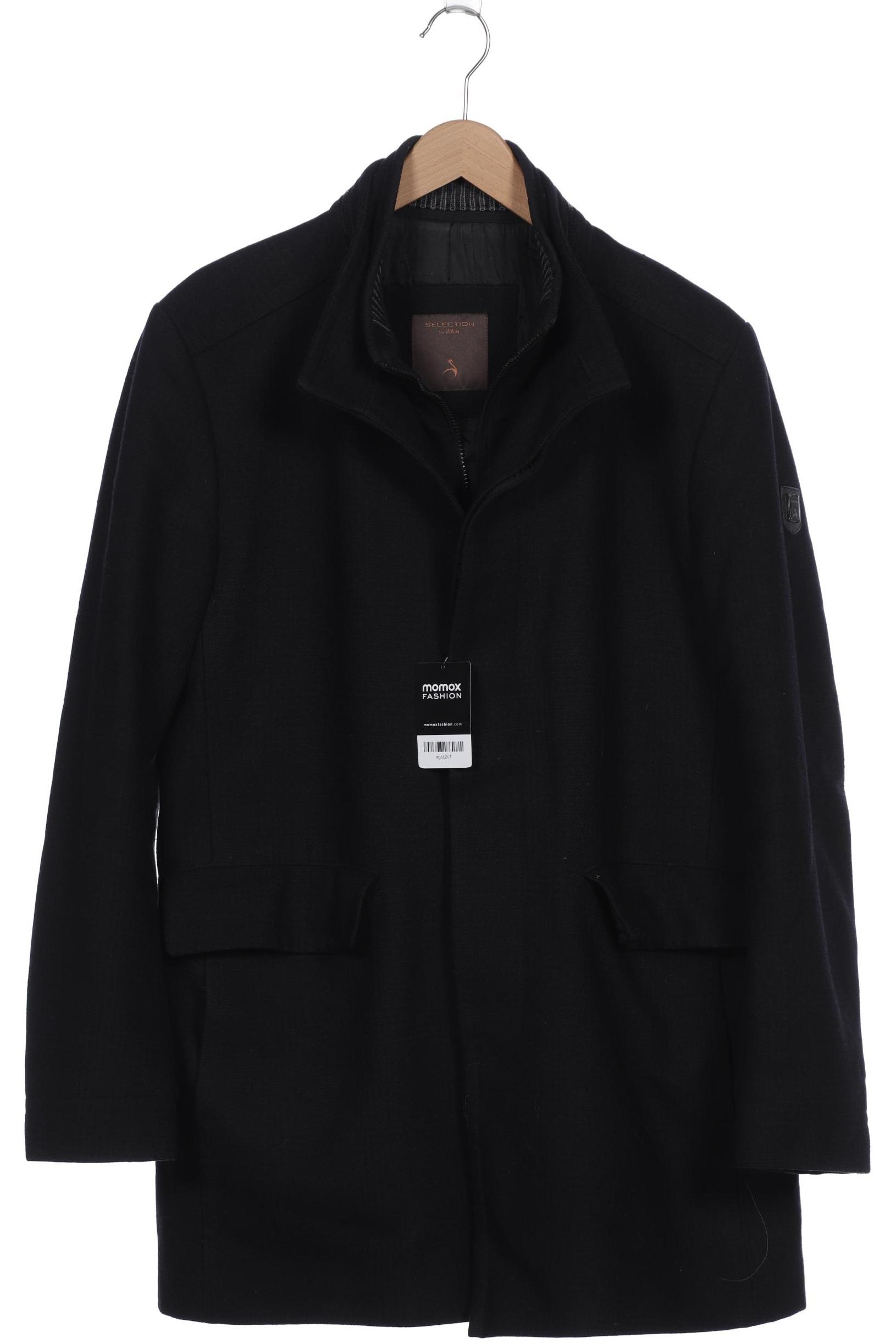 

s.Oliver Selection Herren Mantel, marineblau, Gr. 54