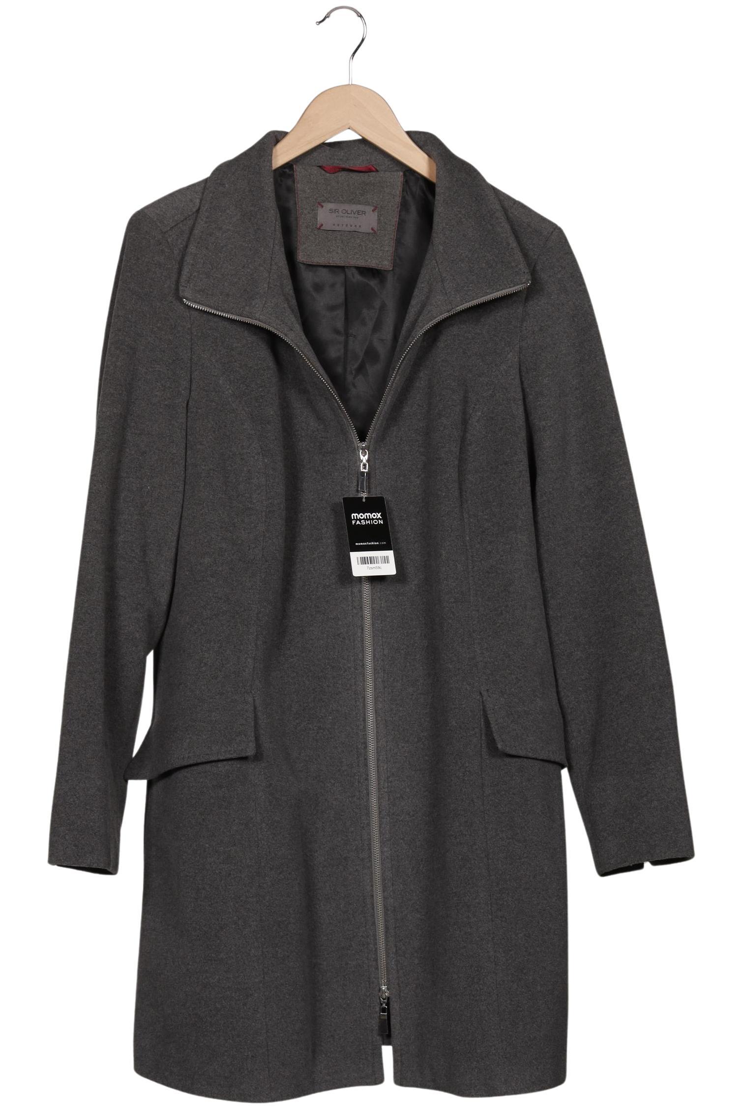 

s.Oliver Selection Damen Mantel, grau, Gr. 46