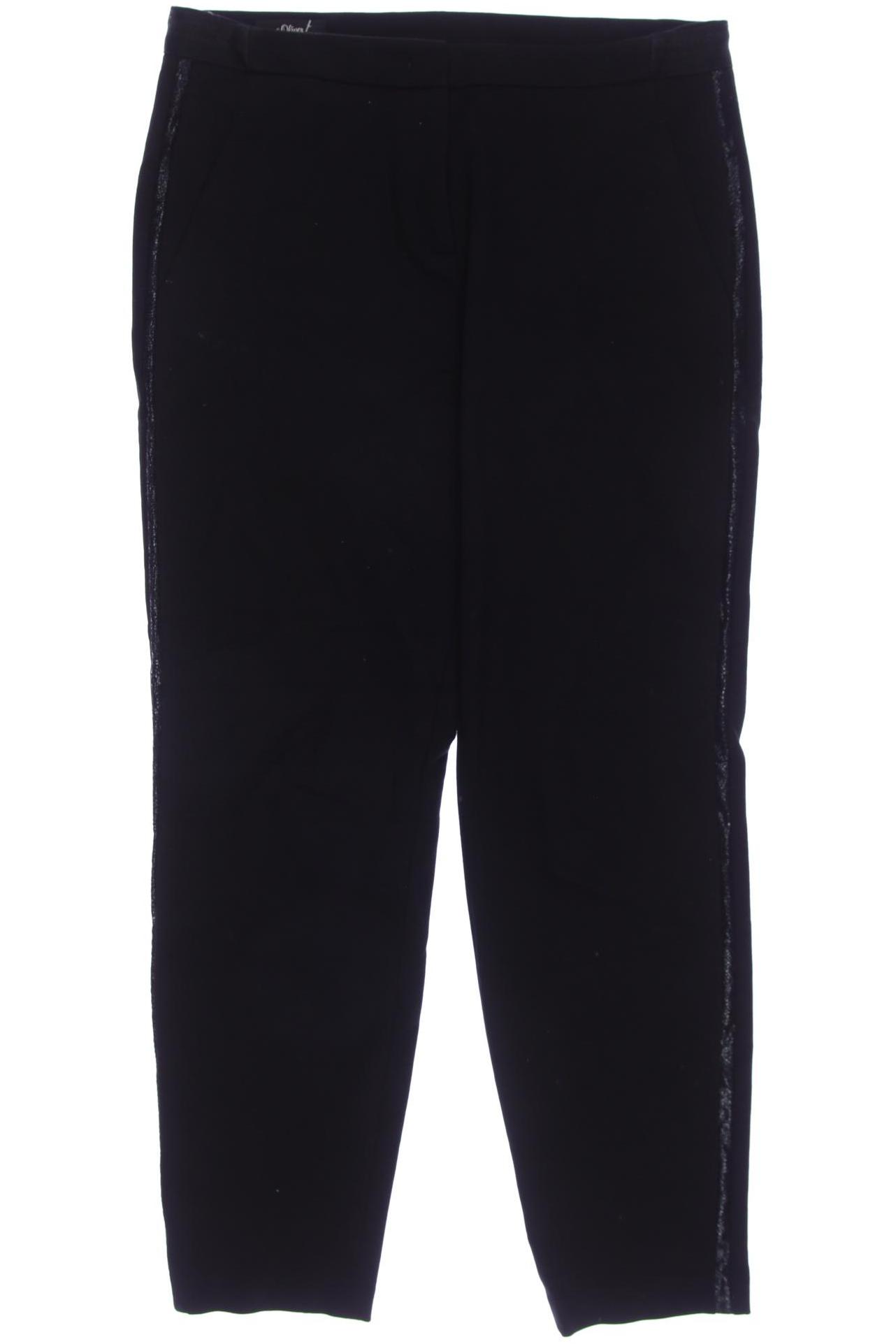 

s.Oliver Selection Damen Stoffhose, schwarz, Gr. 36