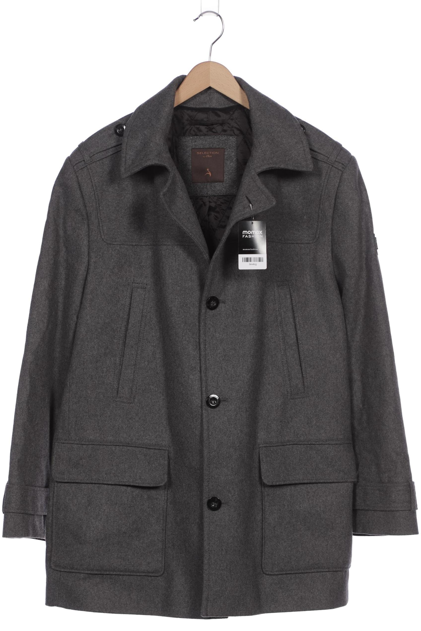 

s.Oliver Selection Herren Mantel, grau, Gr. 58