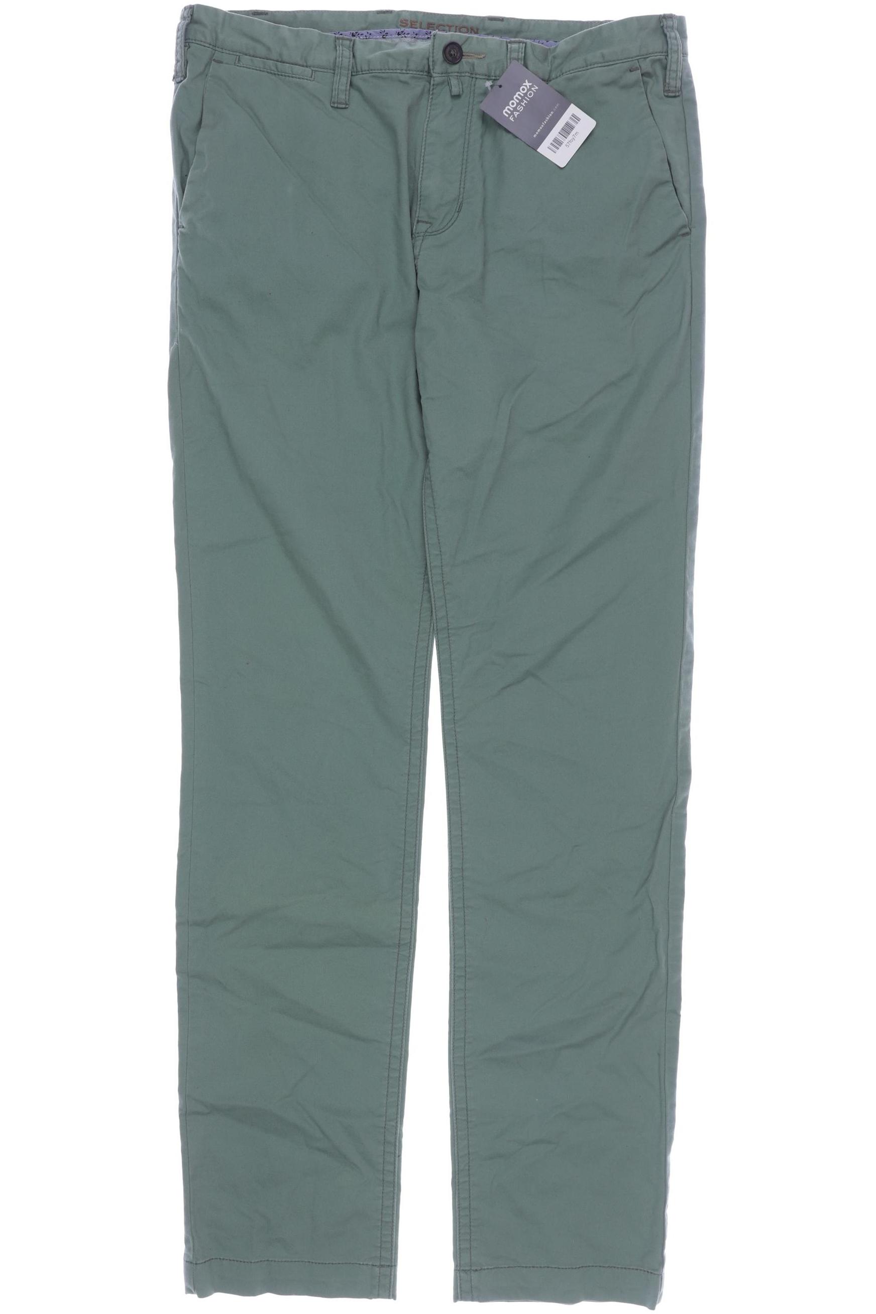 

s.Oliver Selection Herren Stoffhose, grün, Gr. 33