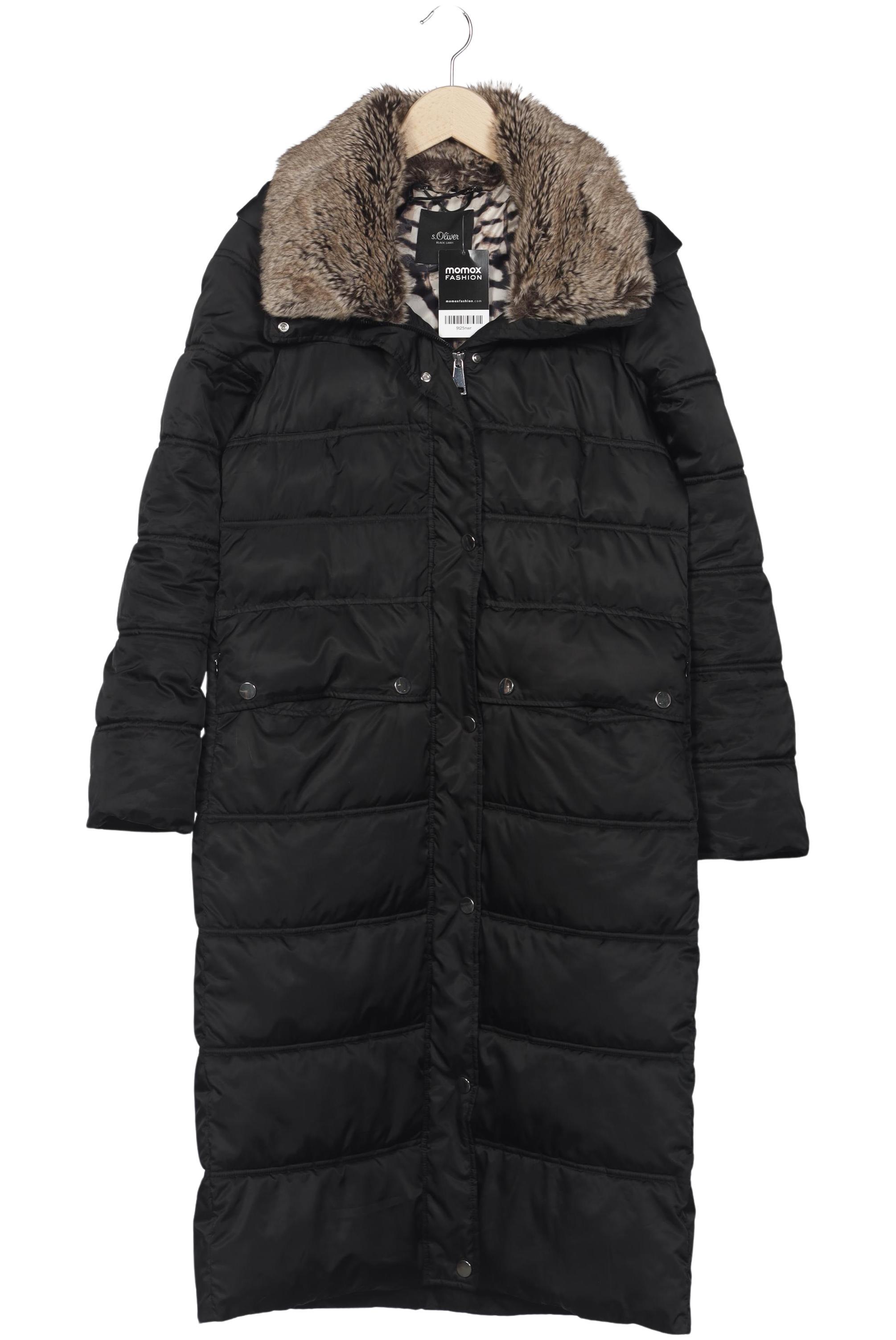 

s.Oliver Selection Damen Mantel, schwarz, Gr. 42