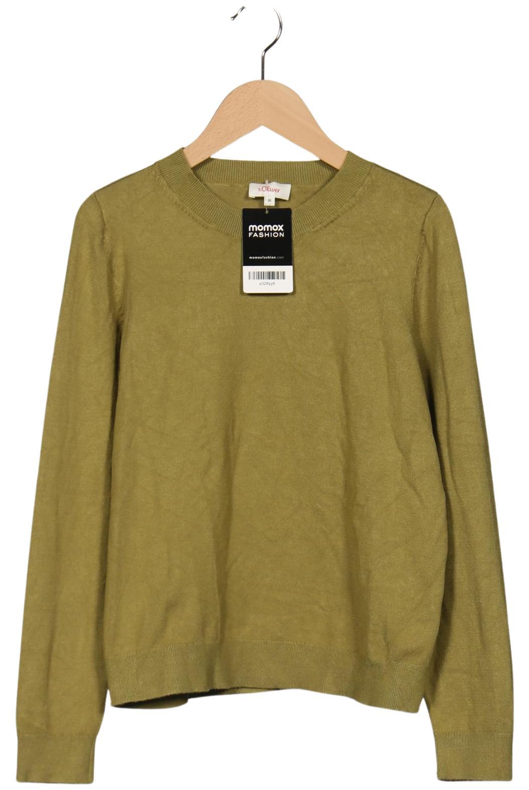

s.Oliver Selection Damen Pullover, grün, Gr. 36