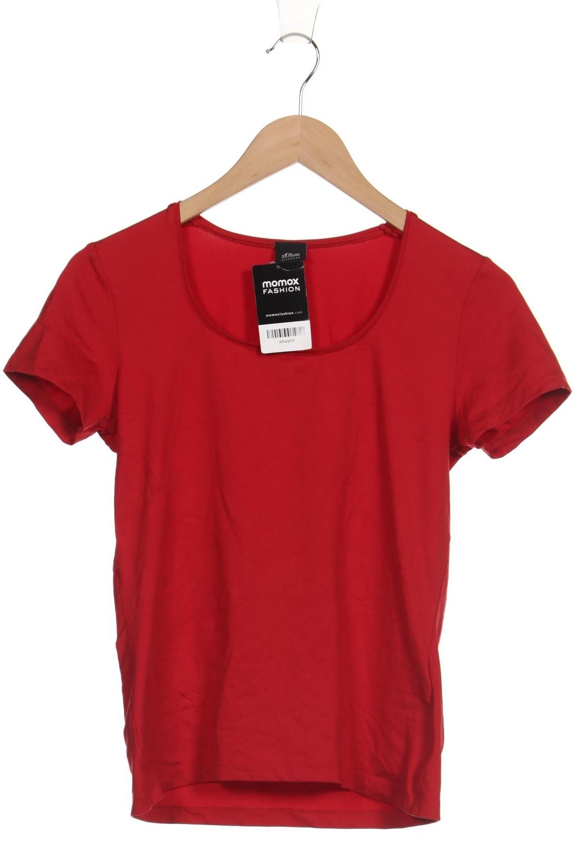 

s.Oliver Selection Damen T-Shirt, rot, Gr. 38