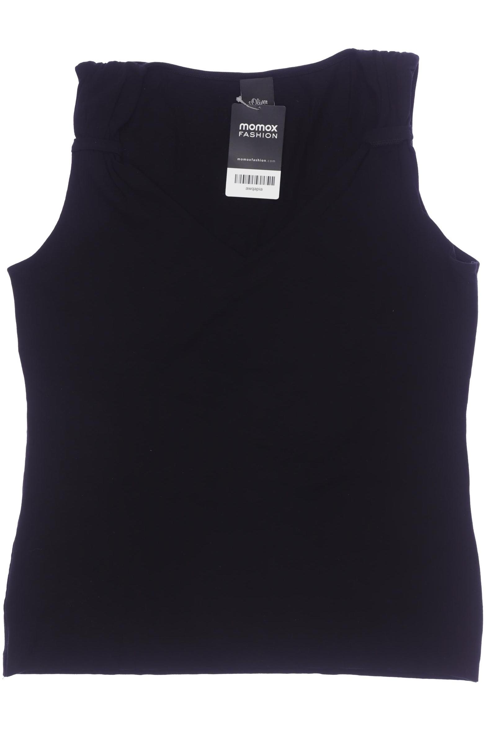 

s.Oliver Selection Damen Top, schwarz, Gr. 42