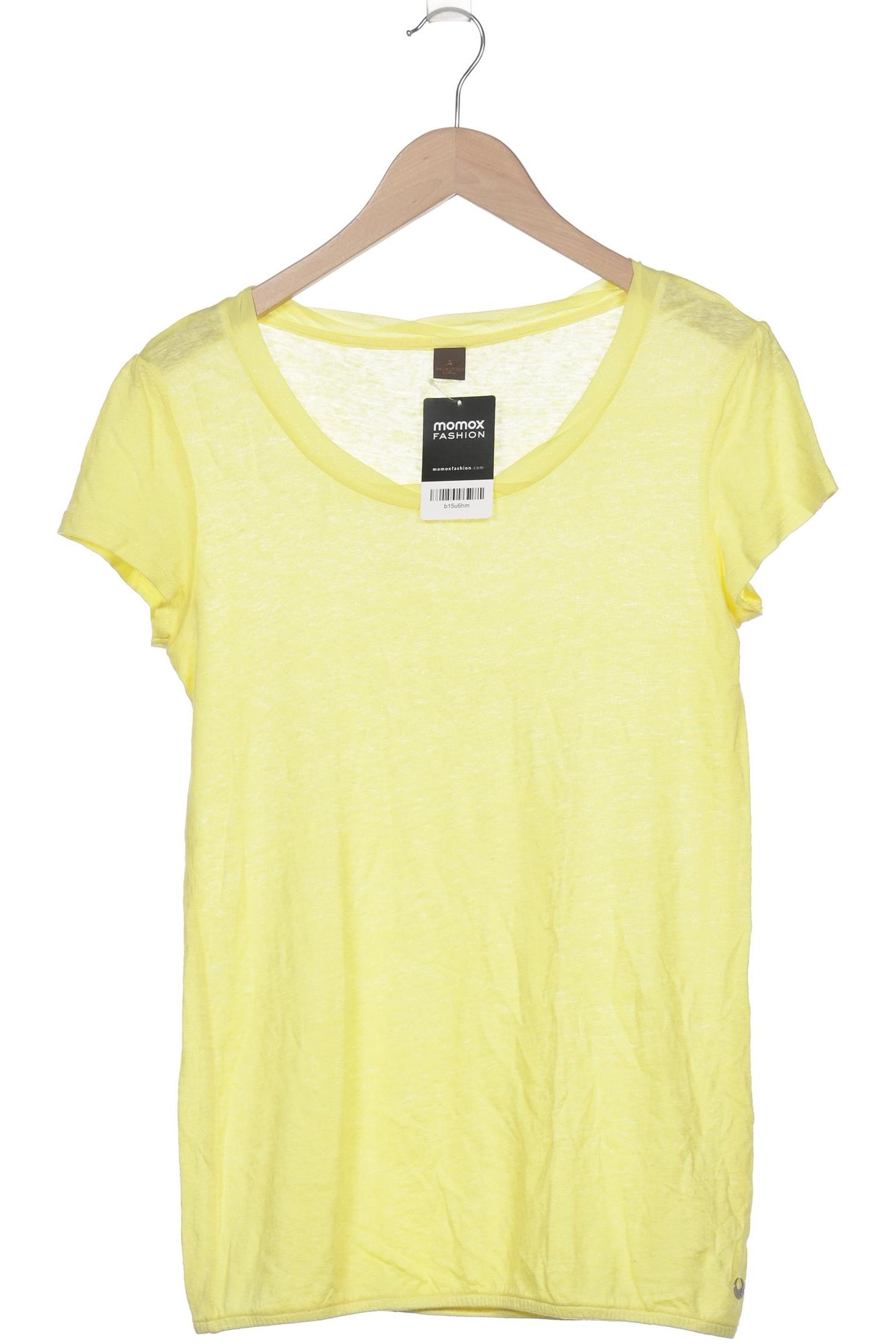 

s.Oliver Selection Damen T-Shirt, gelb, Gr. 38