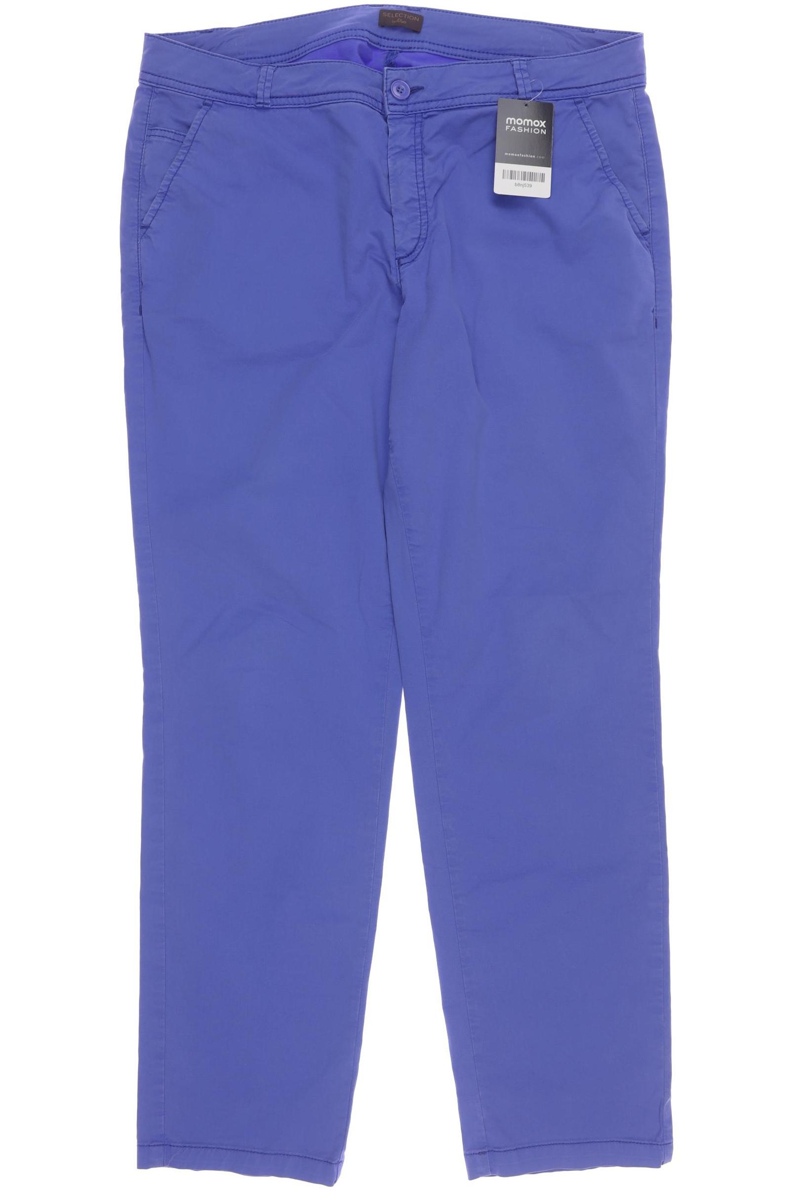 

s.Oliver Selection Damen Stoffhose, blau, Gr. 42