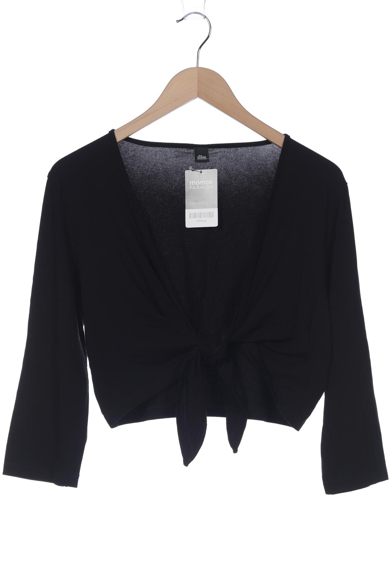 

s.Oliver Selection Damen Strickjacke, schwarz