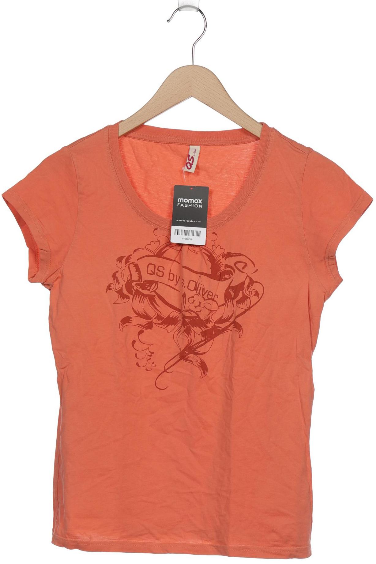 

s.Oliver Selection Damen T-Shirt, orange, Gr. 46