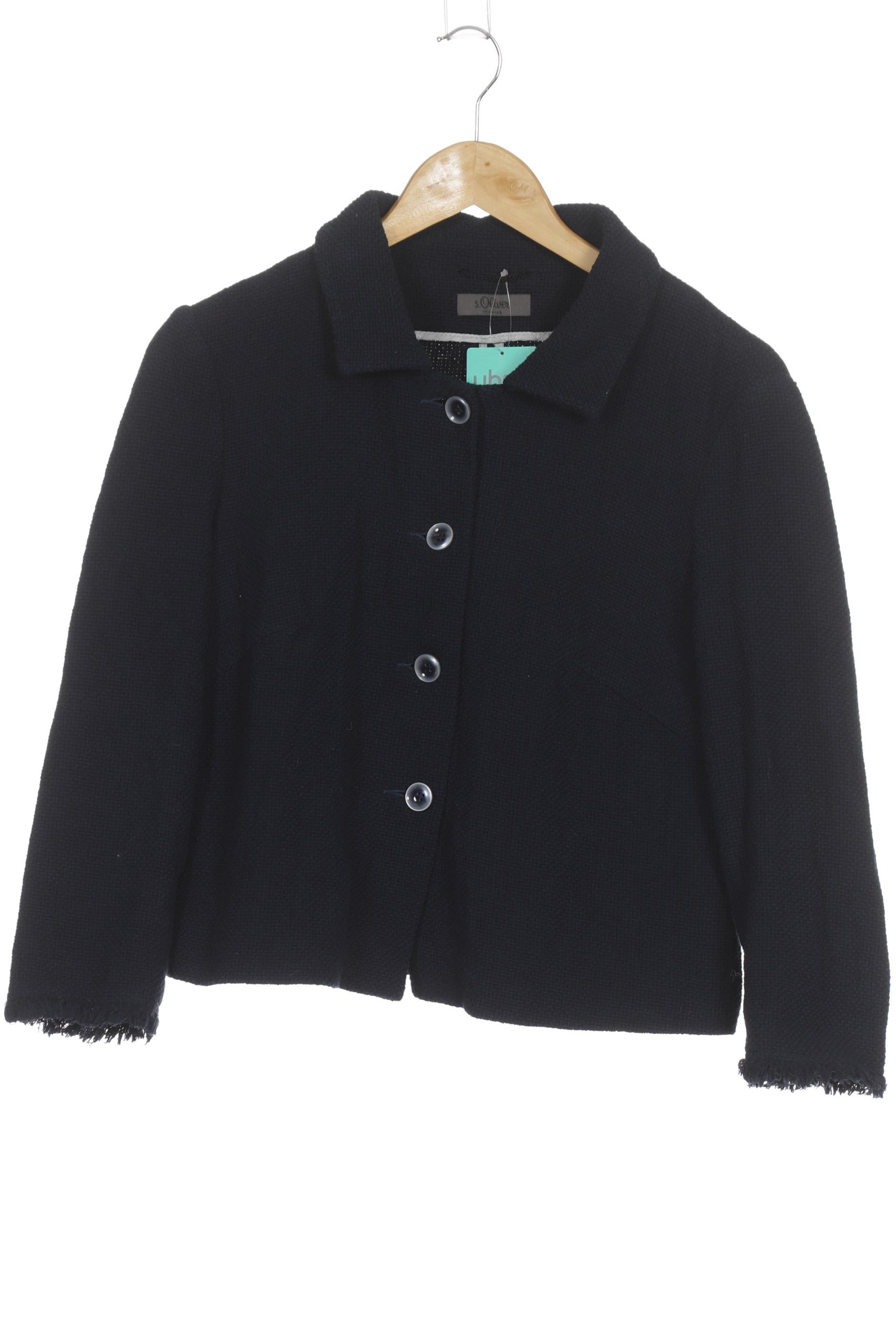 

s.Oliver Selection Damen Blazer, blau, Gr. 38