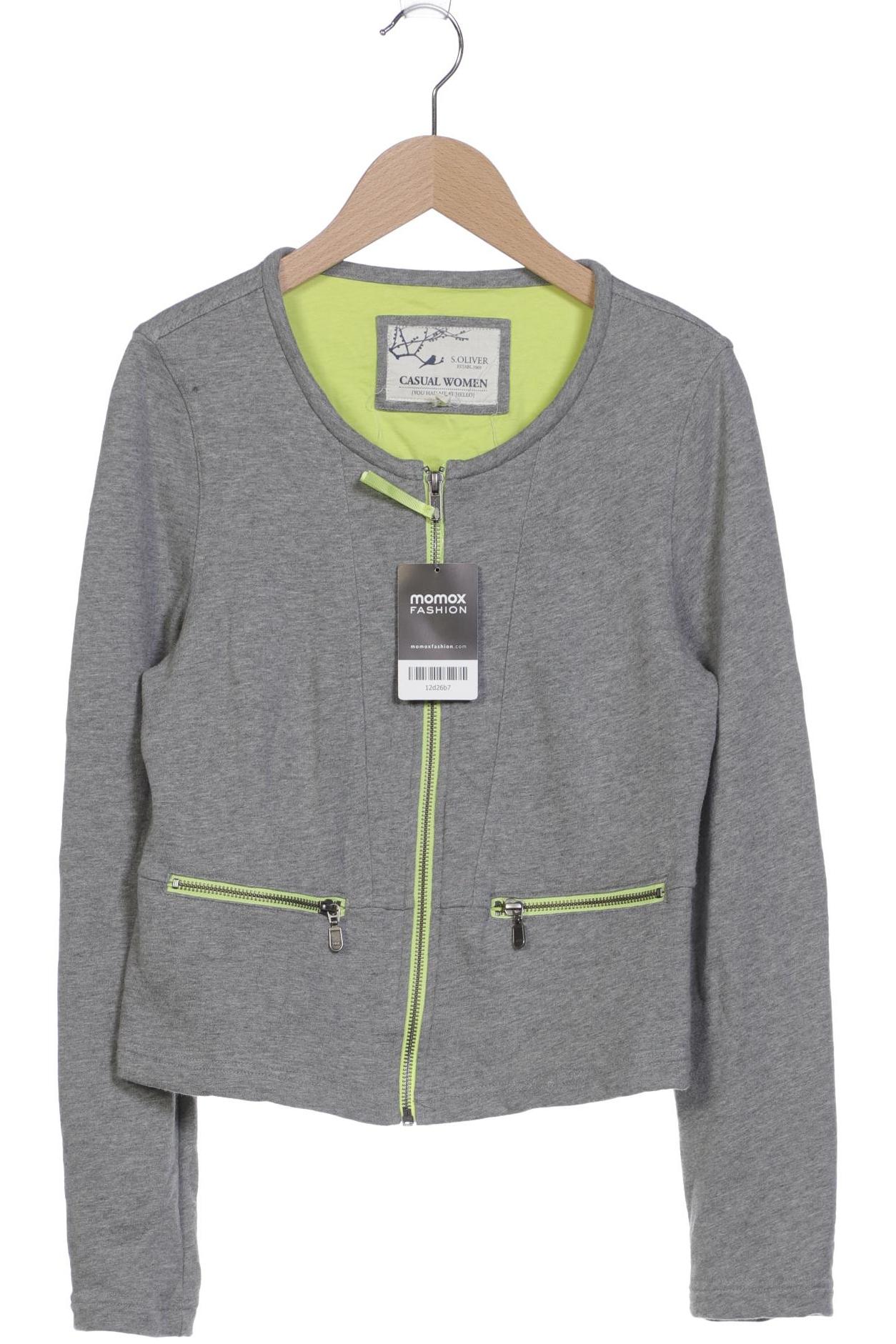 

s.Oliver Selection Damen Strickjacke, grau