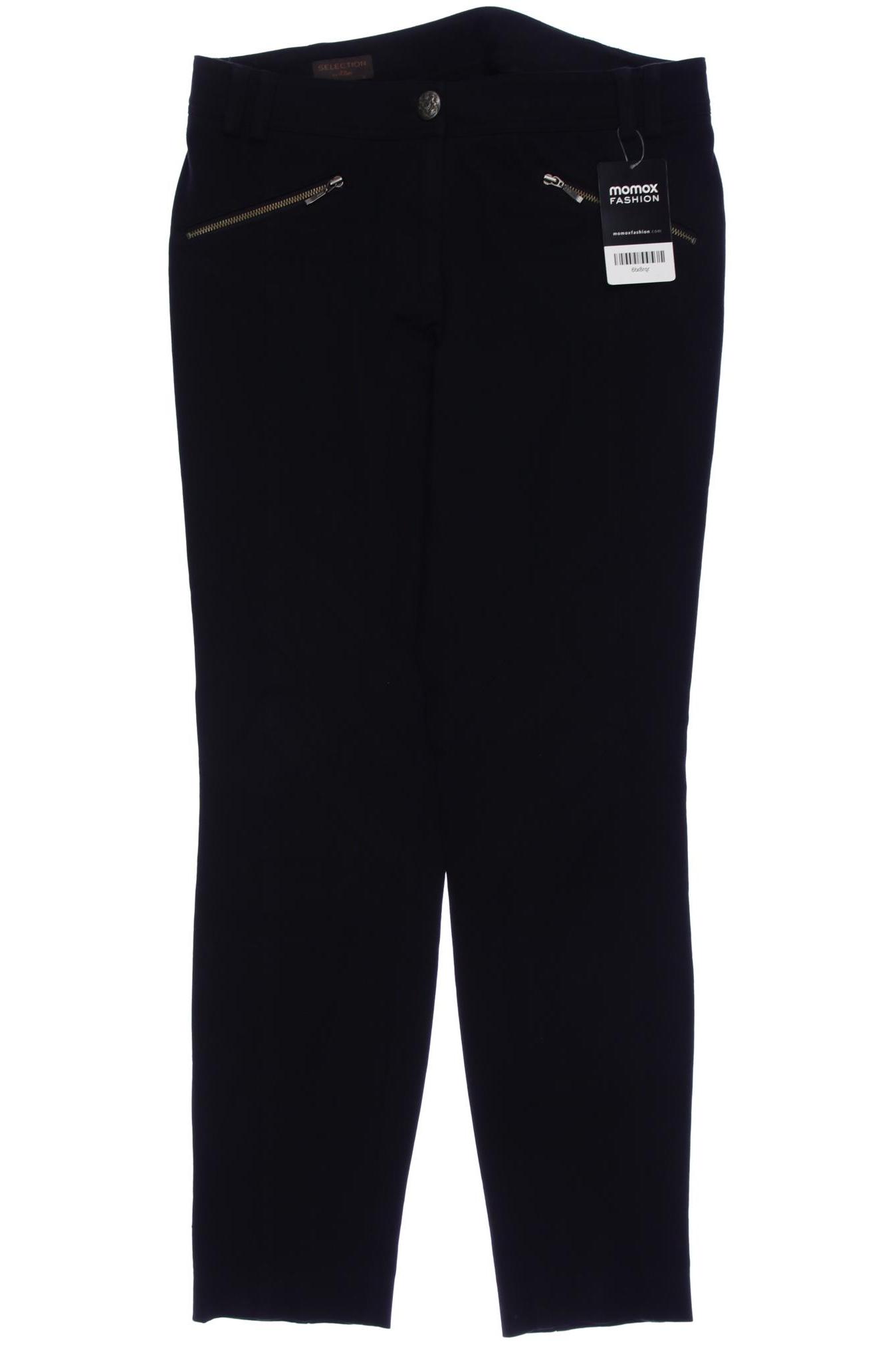 

s.Oliver Selection Damen Stoffhose, schwarz, Gr. 36