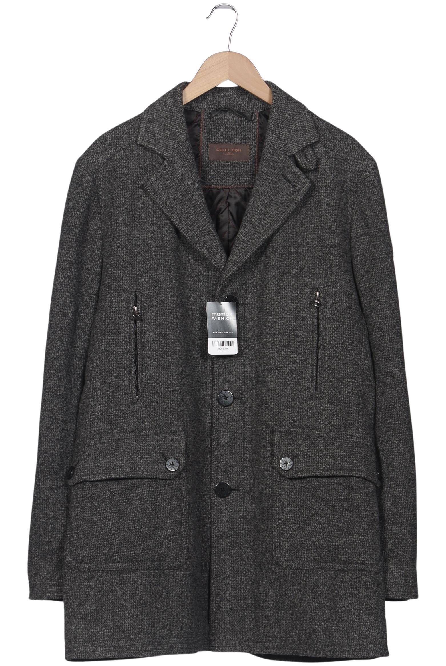 

s.Oliver Selection Herren Mantel, grau, Gr. 106