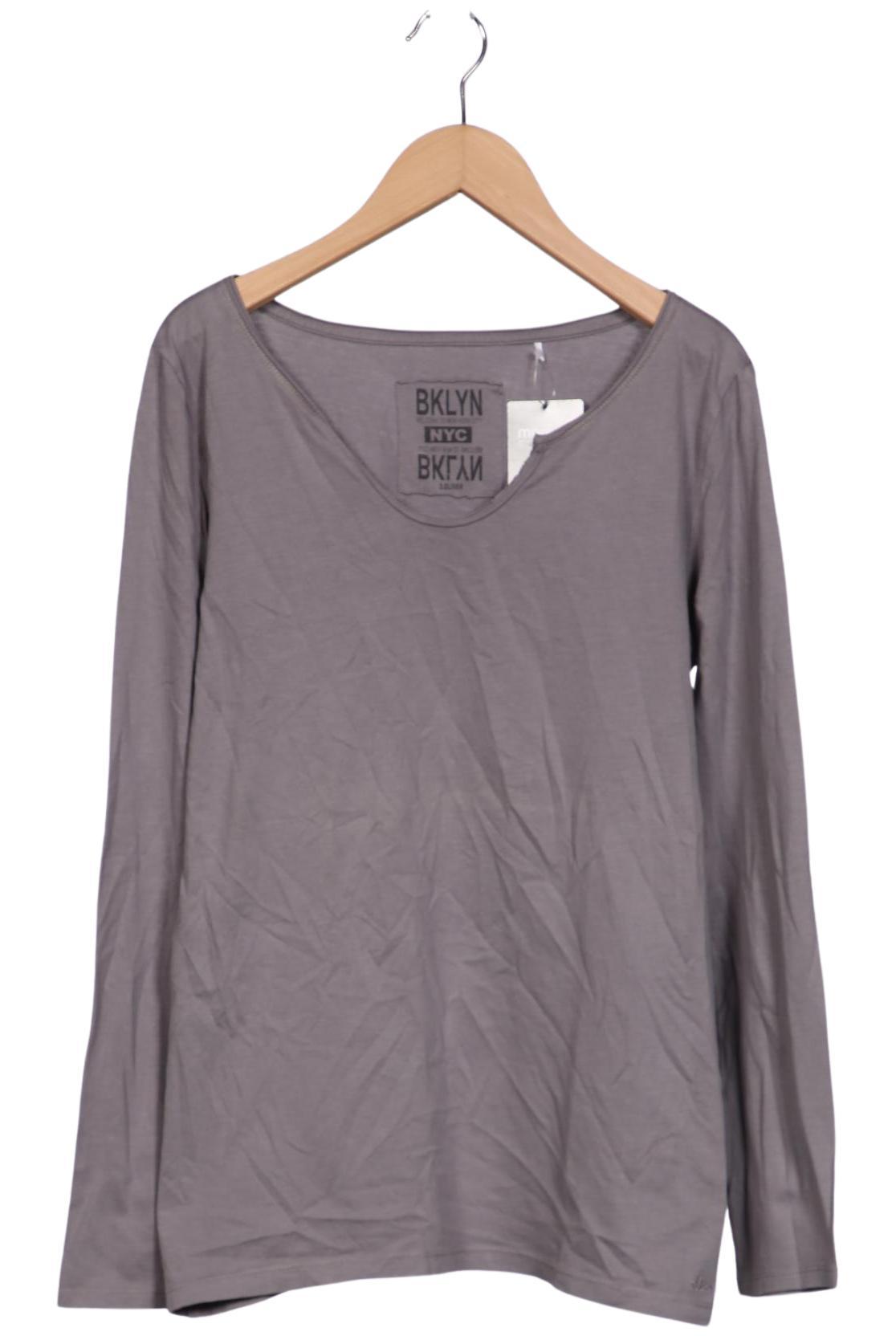 

s.Oliver Selection Damen Langarmshirt, grau, Gr. 40