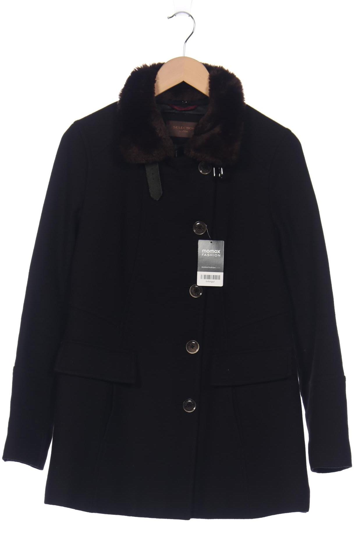 

s.Oliver Selection Damen Mantel, schwarz