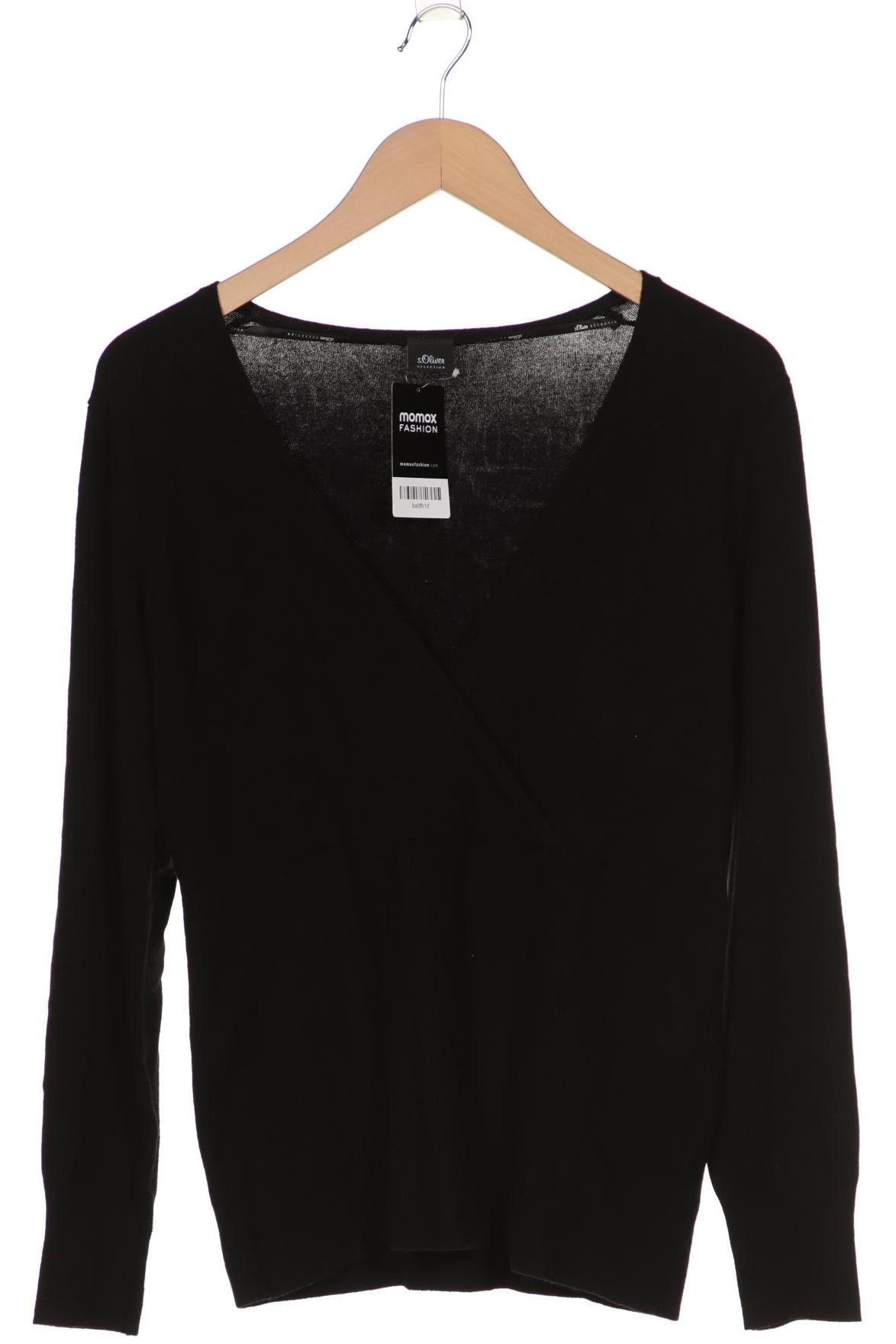 

s.Oliver Selection Damen Pullover, schwarz