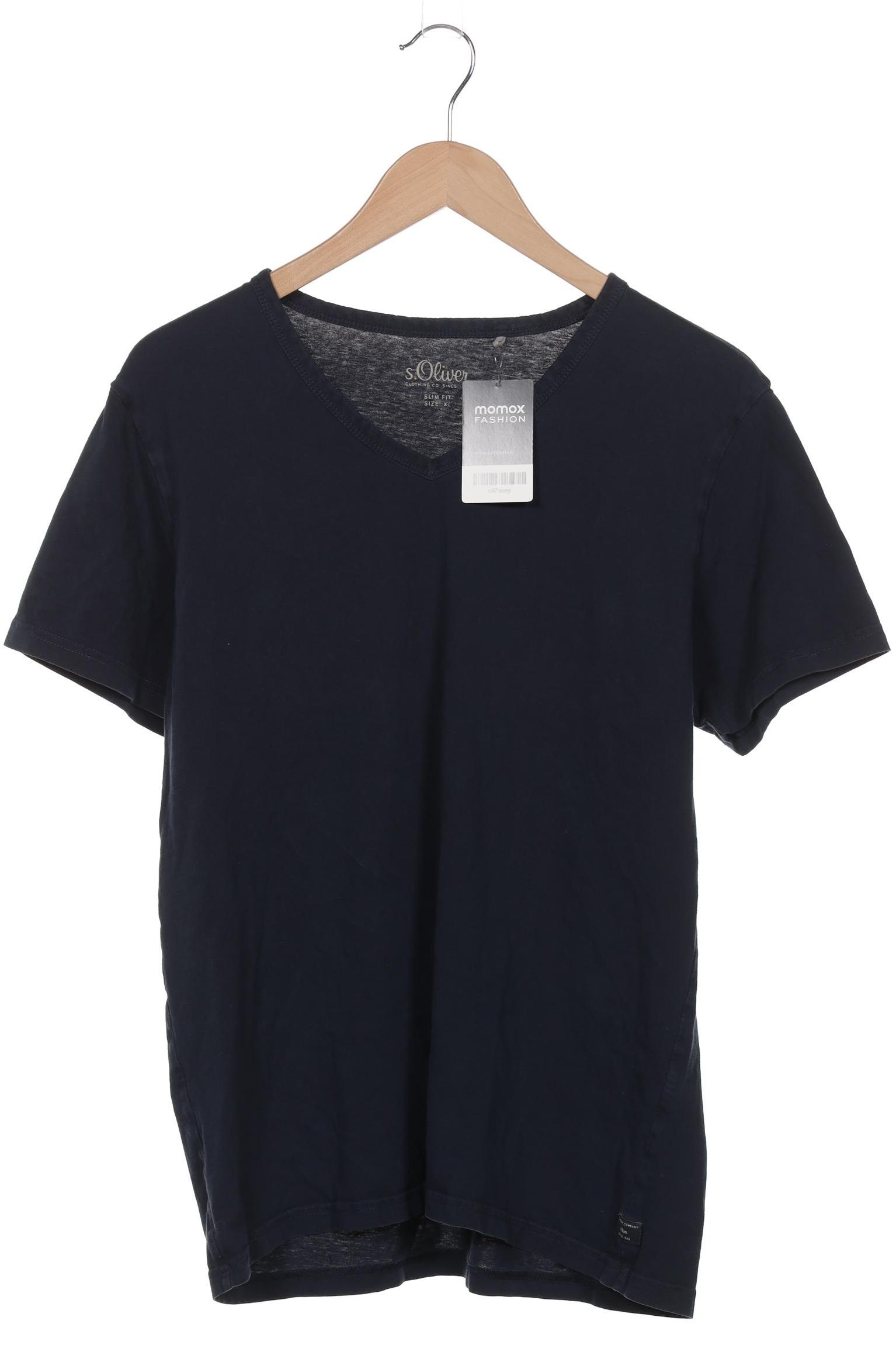 

s.Oliver Selection Herren T-Shirt, marineblau, Gr. 54
