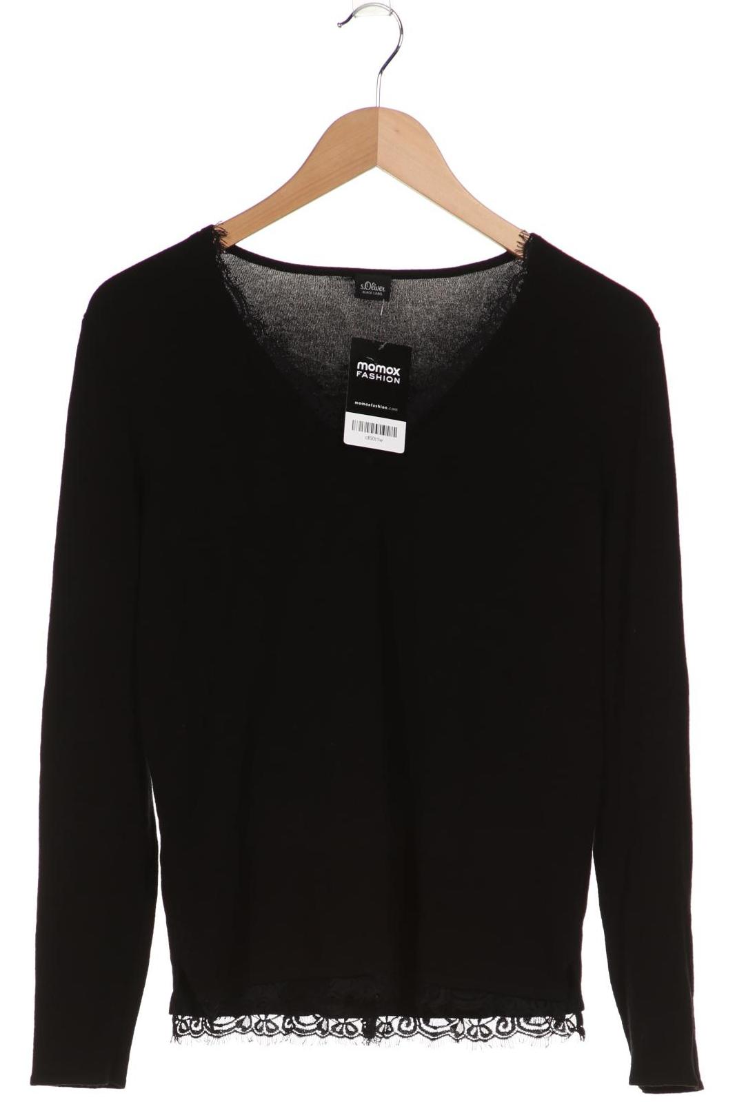 

s.Oliver Selection Damen Pullover, schwarz