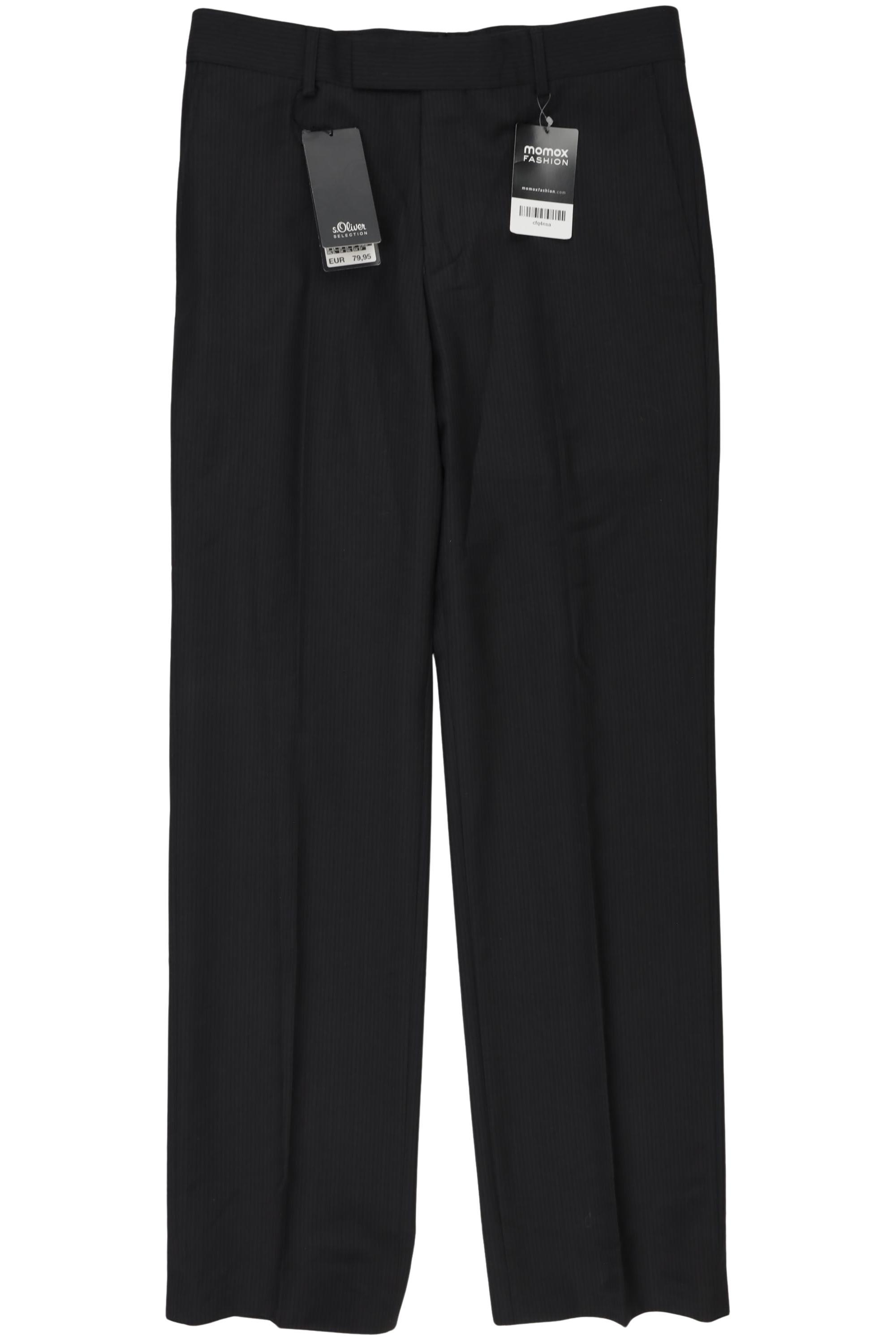 

s.Oliver Selection Herren Stoffhose, schwarz, Gr. 46
