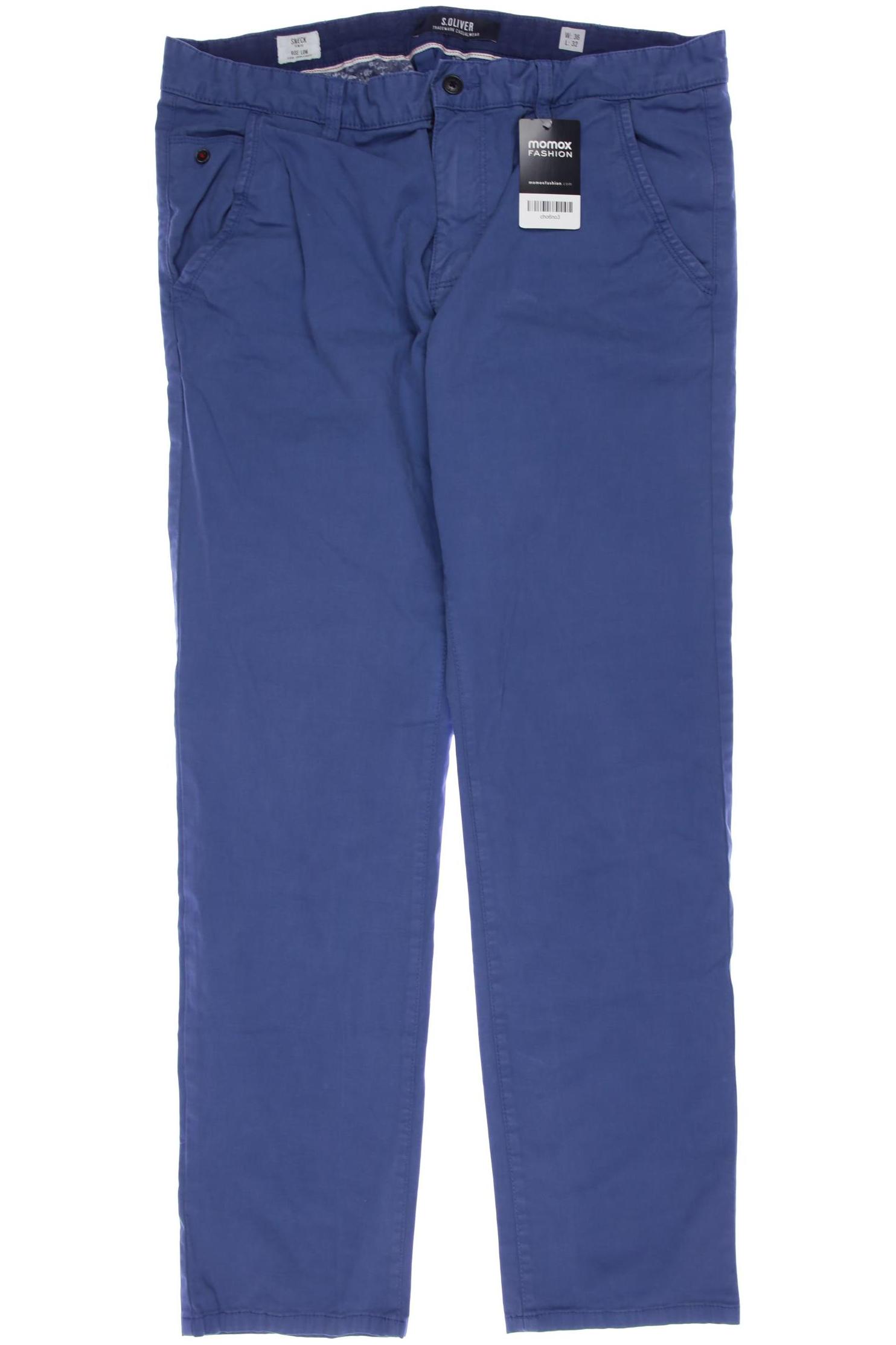 

s.Oliver Selection Damen Stoffhose, blau