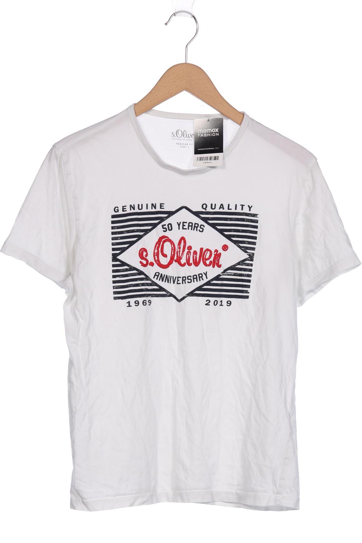 

s.Oliver Selection Herren T-Shirt, weiß, Gr. 52