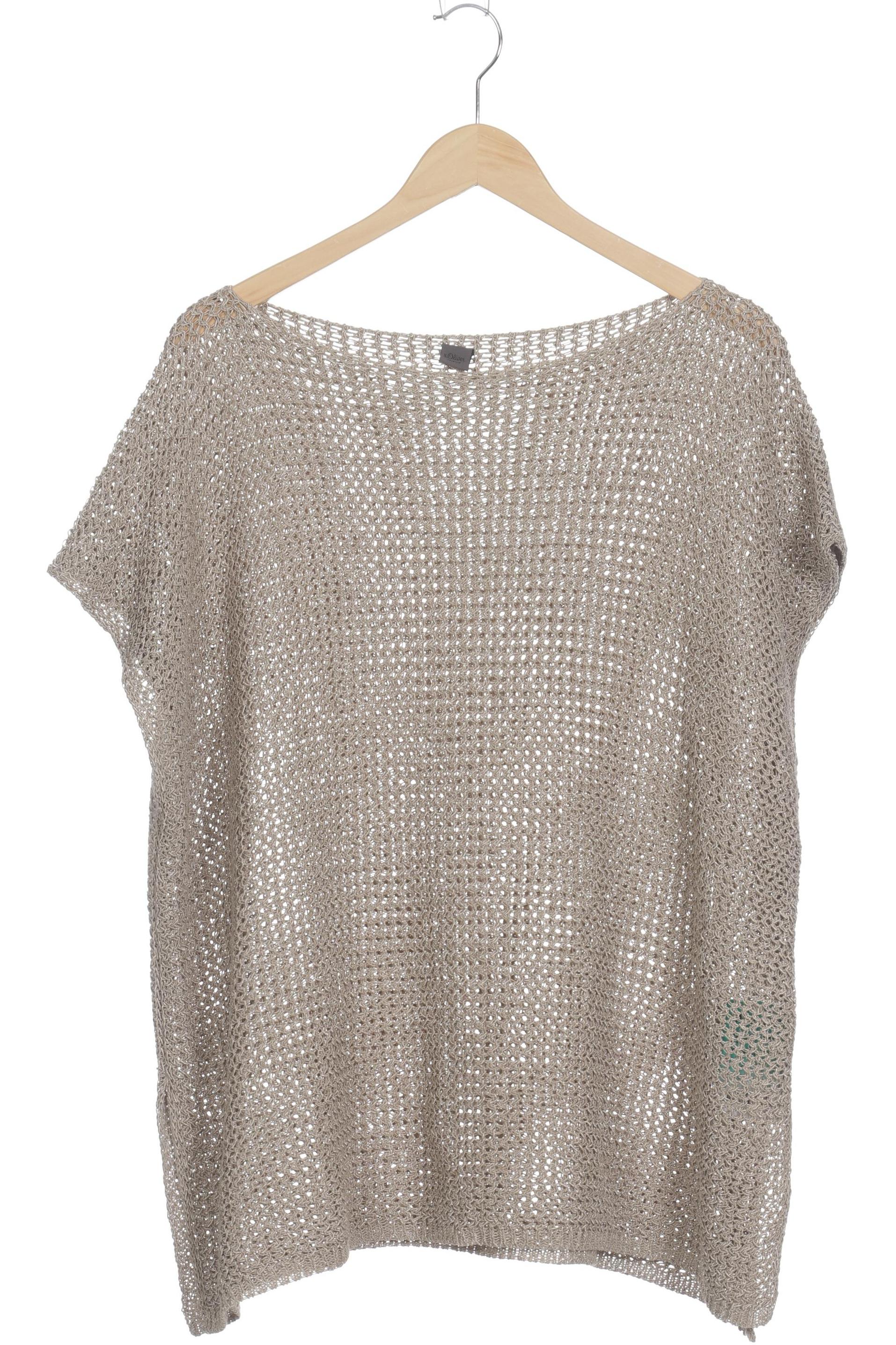 

s.Oliver Selection Damen Pullover, beige, Gr. 42