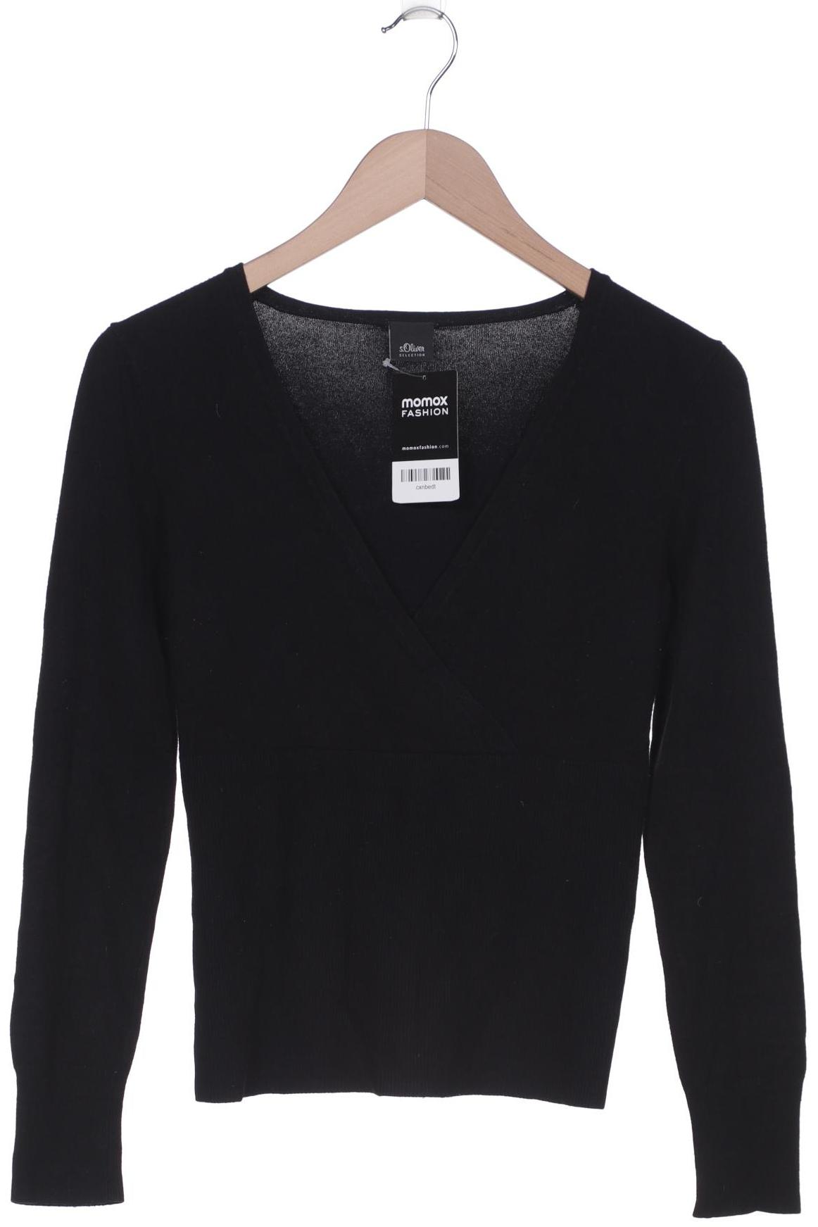 

s.Oliver Selection Damen Pullover, schwarz