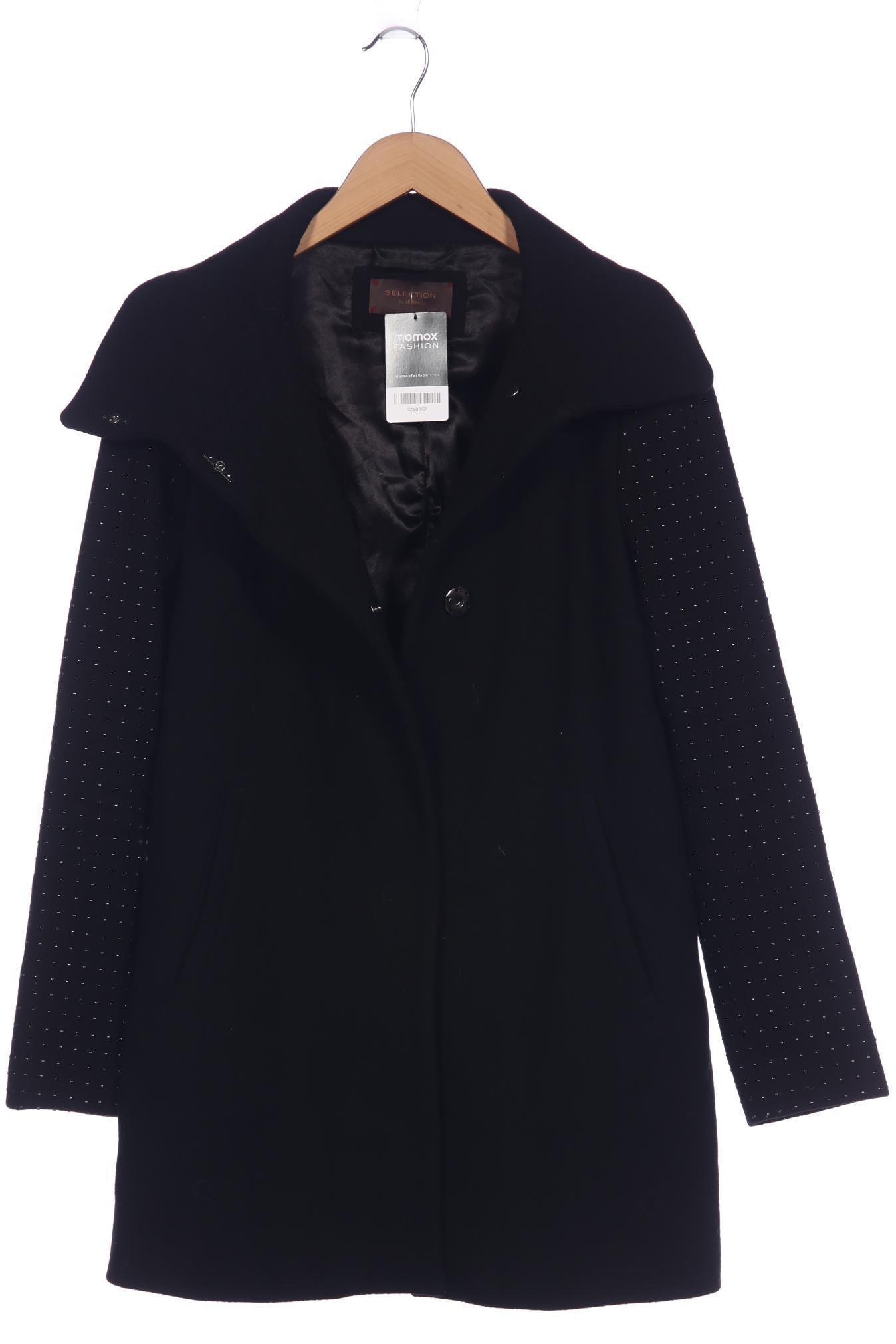 

s.Oliver Selection Damen Mantel, schwarz, Gr. 38