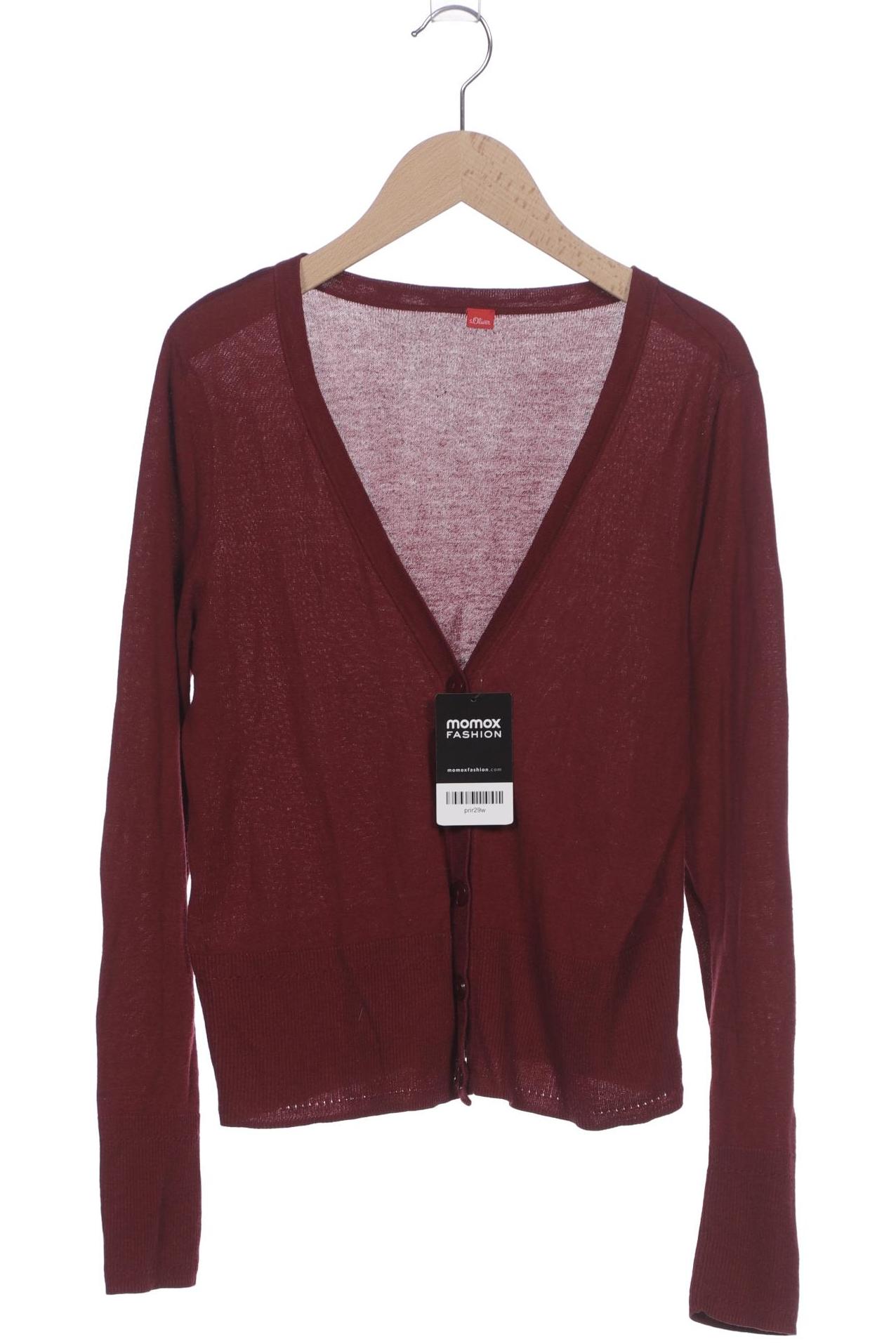 

s.Oliver Selection Damen Strickjacke, bordeaux, Gr. 38