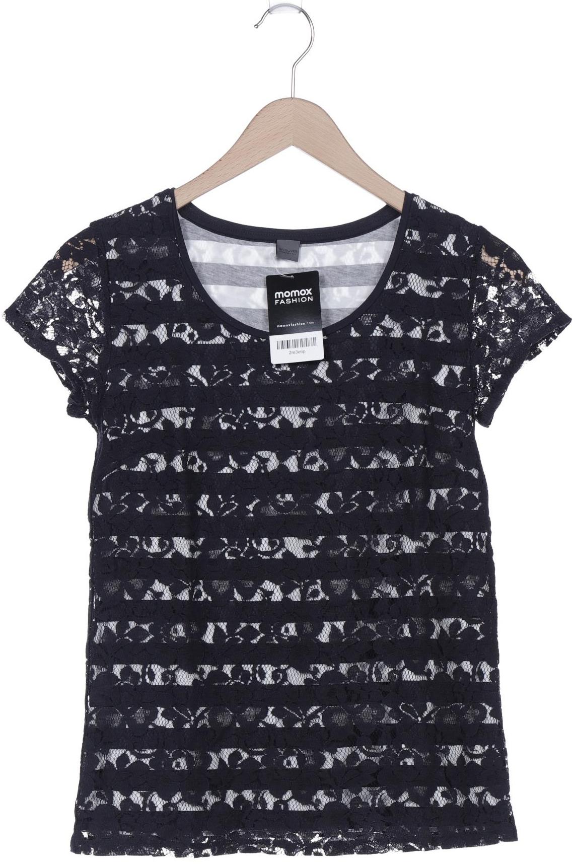 

s.Oliver Selection Damen T-Shirt, grau, Gr. 34