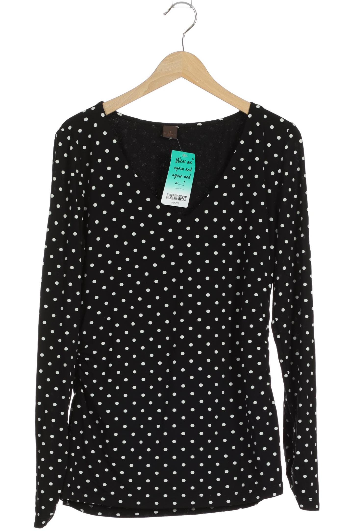 

s.Oliver Selection Damen Langarmshirt, schwarz, Gr. 38