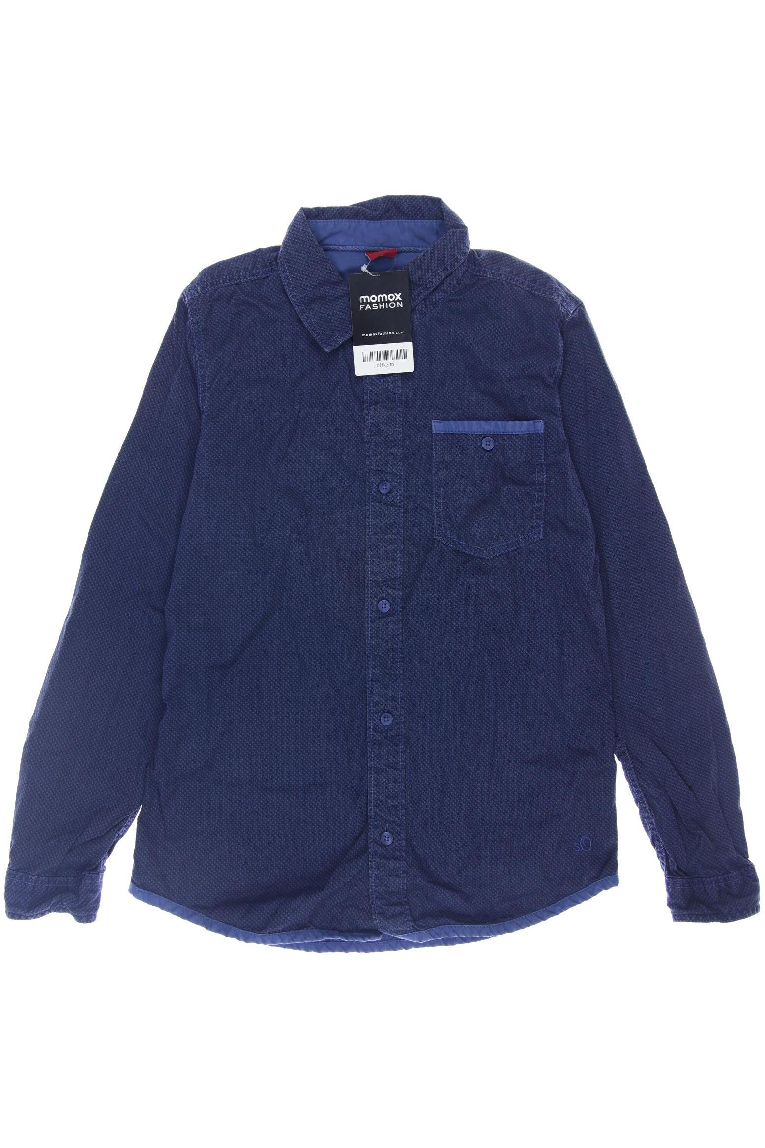 

s.Oliver Selection Herren Hemd, marineblau, Gr. 152