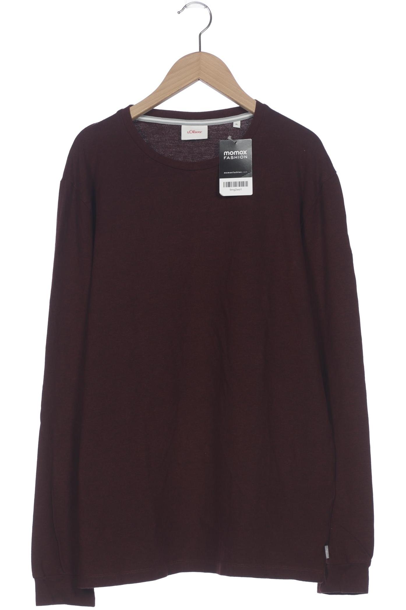 

s.Oliver Selection Herren Langarmshirt, bordeaux, Gr. 54