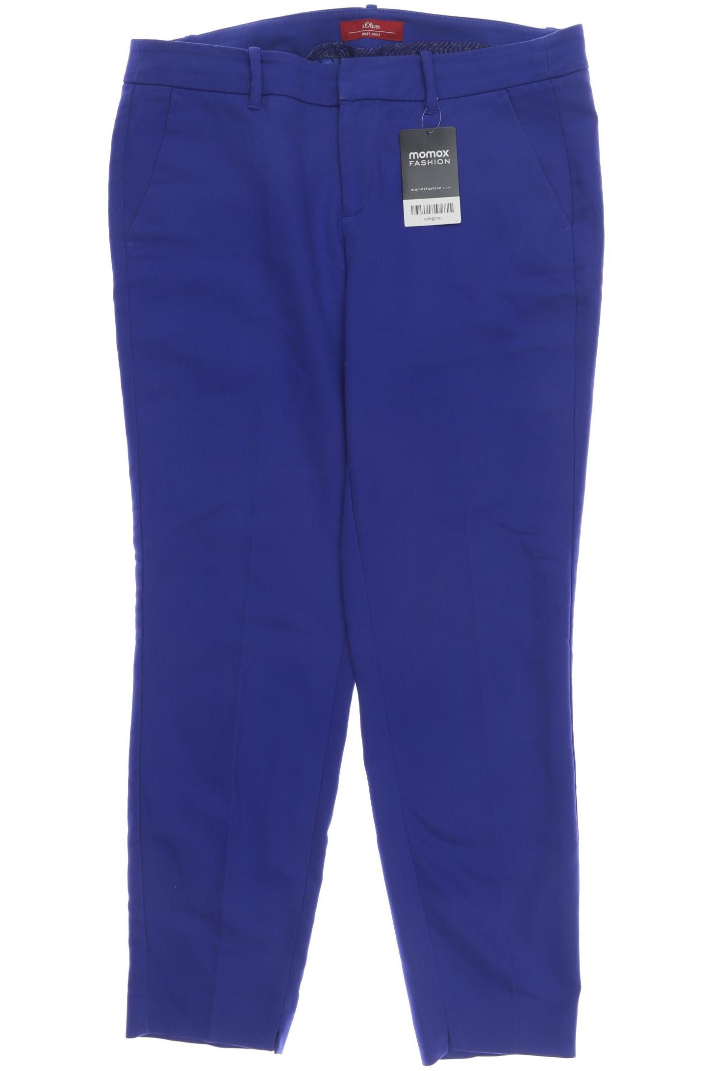 

s.Oliver Selection Damen Stoffhose, blau