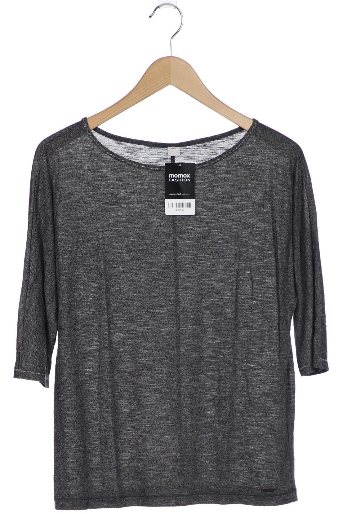 

s.Oliver Selection Damen Langarmshirt, grau