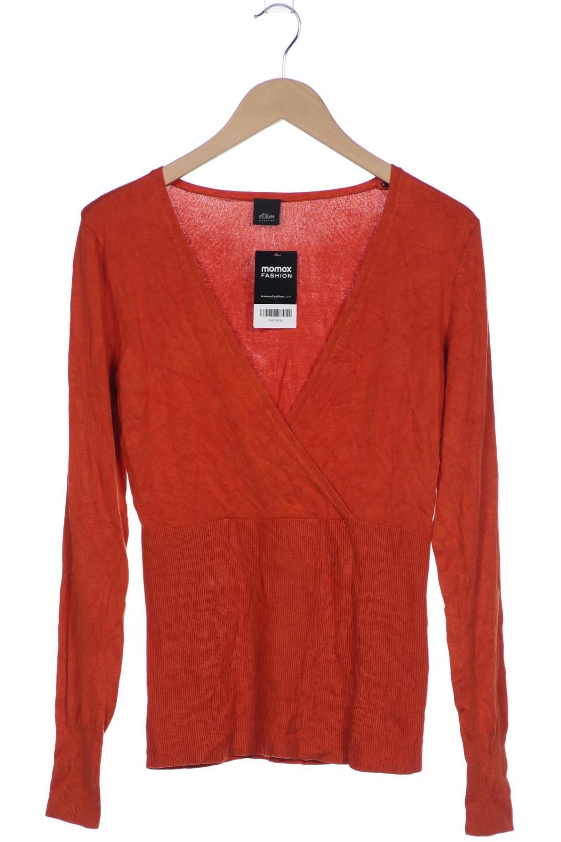 

s.Oliver Selection Damen Pullover, orange, Gr. 36