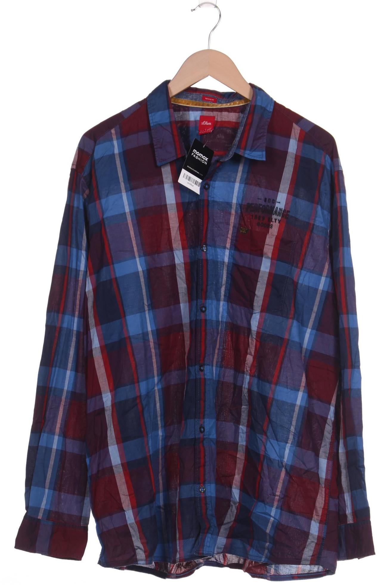 

s.Oliver Selection Herren Hemd, marineblau, Gr. 58