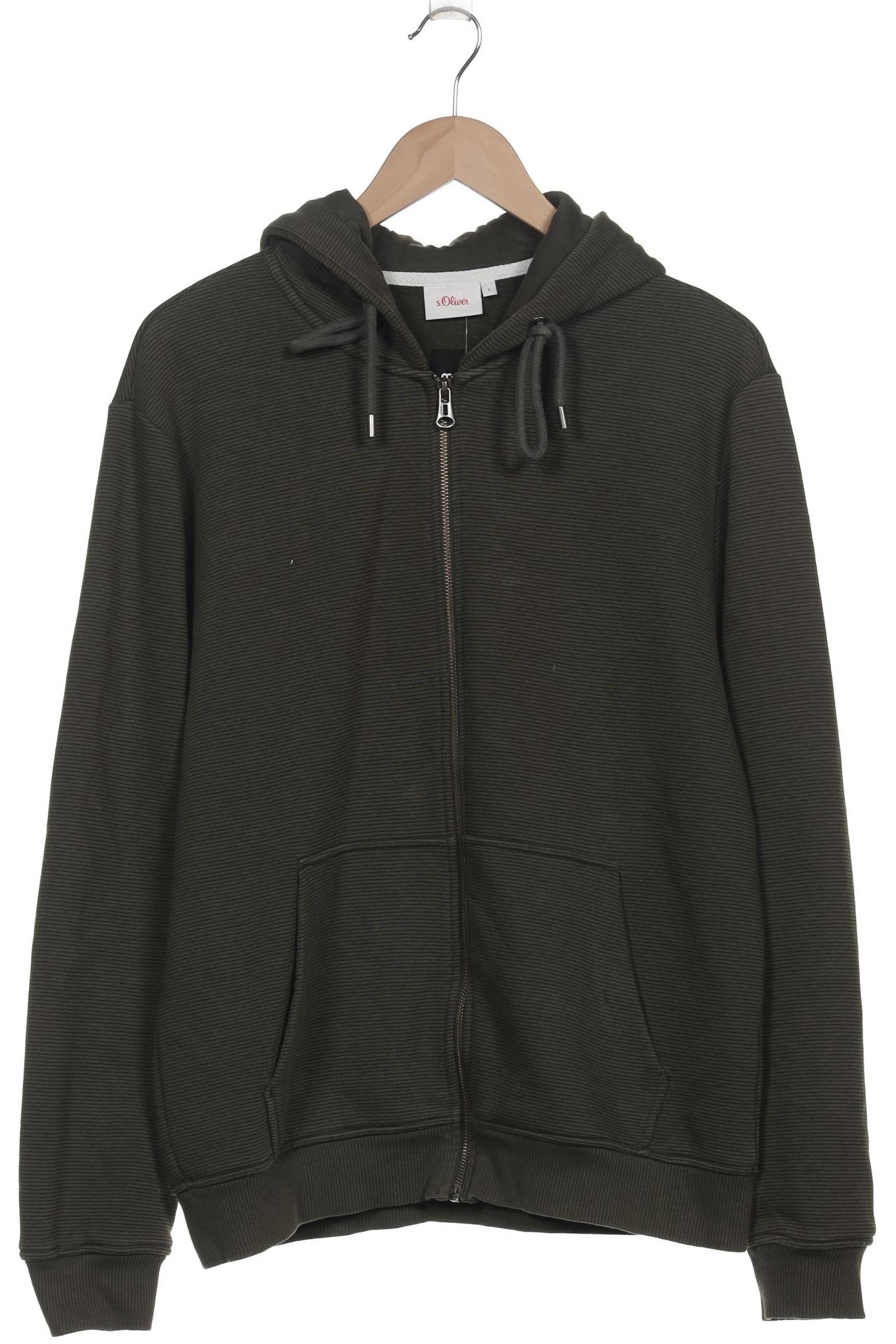

s.Oliver Selection Herren Kapuzenpullover, grün, Gr. 52