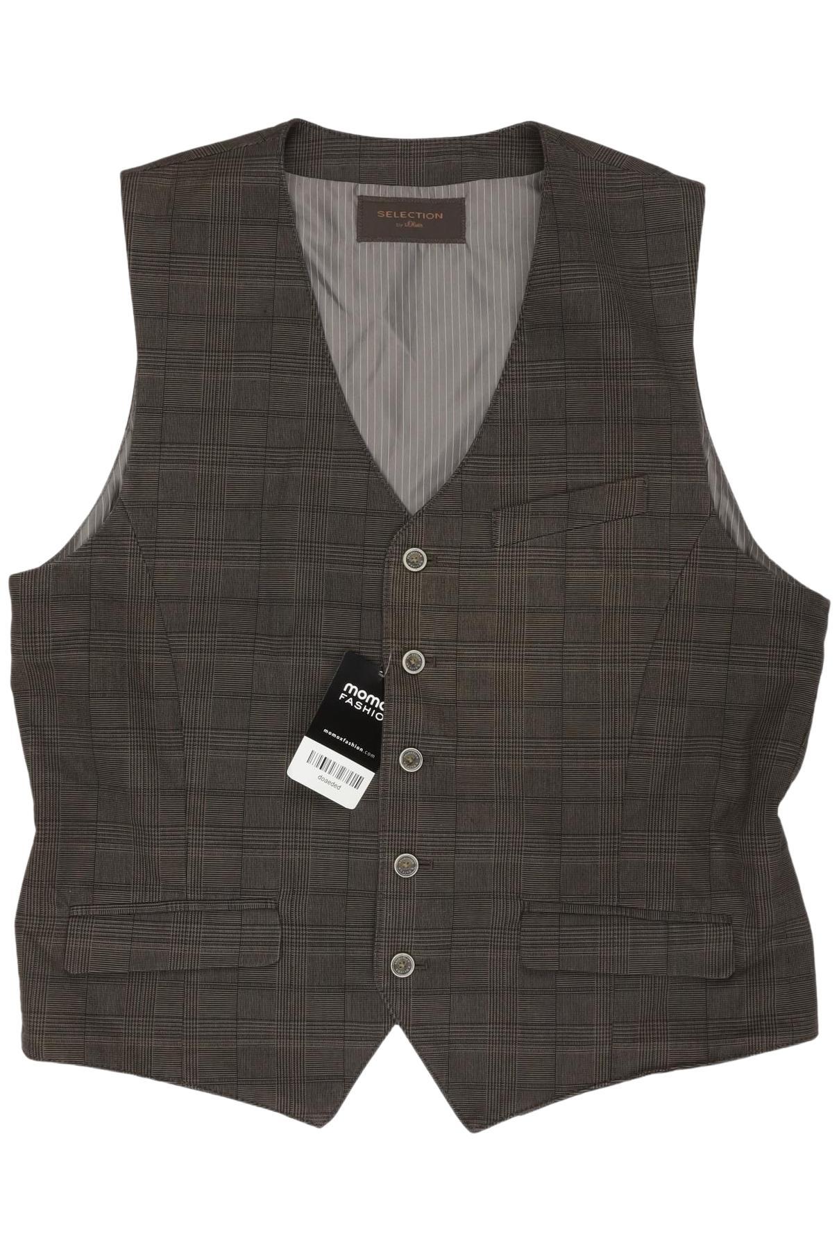 

s.Oliver Selection Herren Weste, grau, Gr. 48