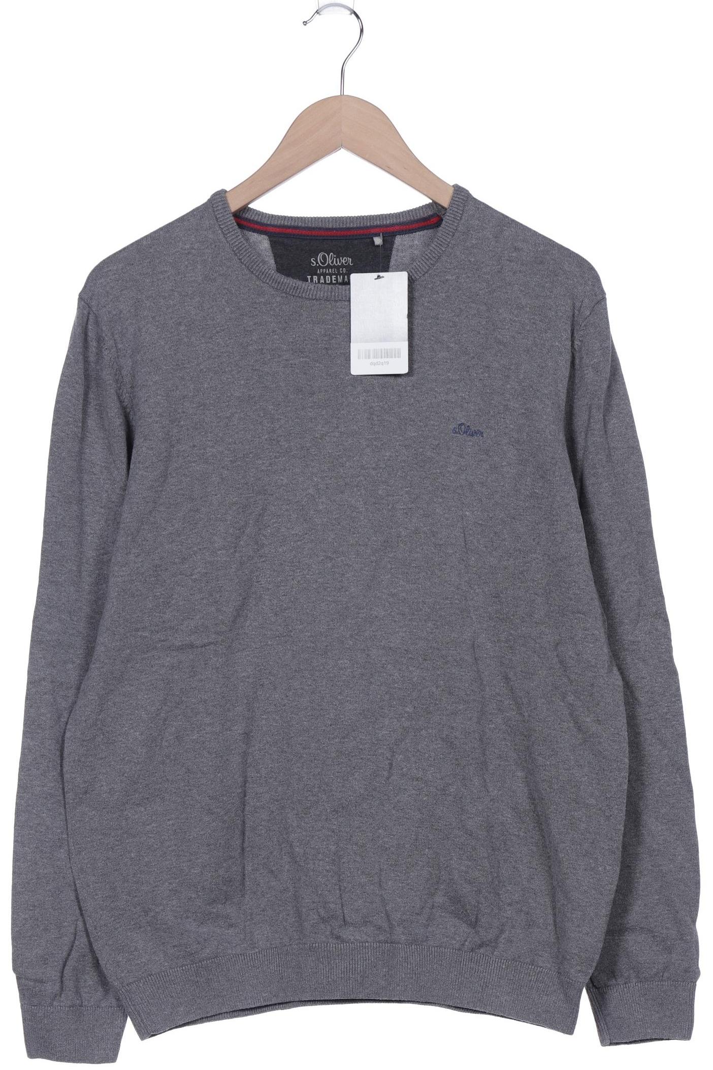 

s.Oliver Selection Herren Pullover, grau, Gr. 52